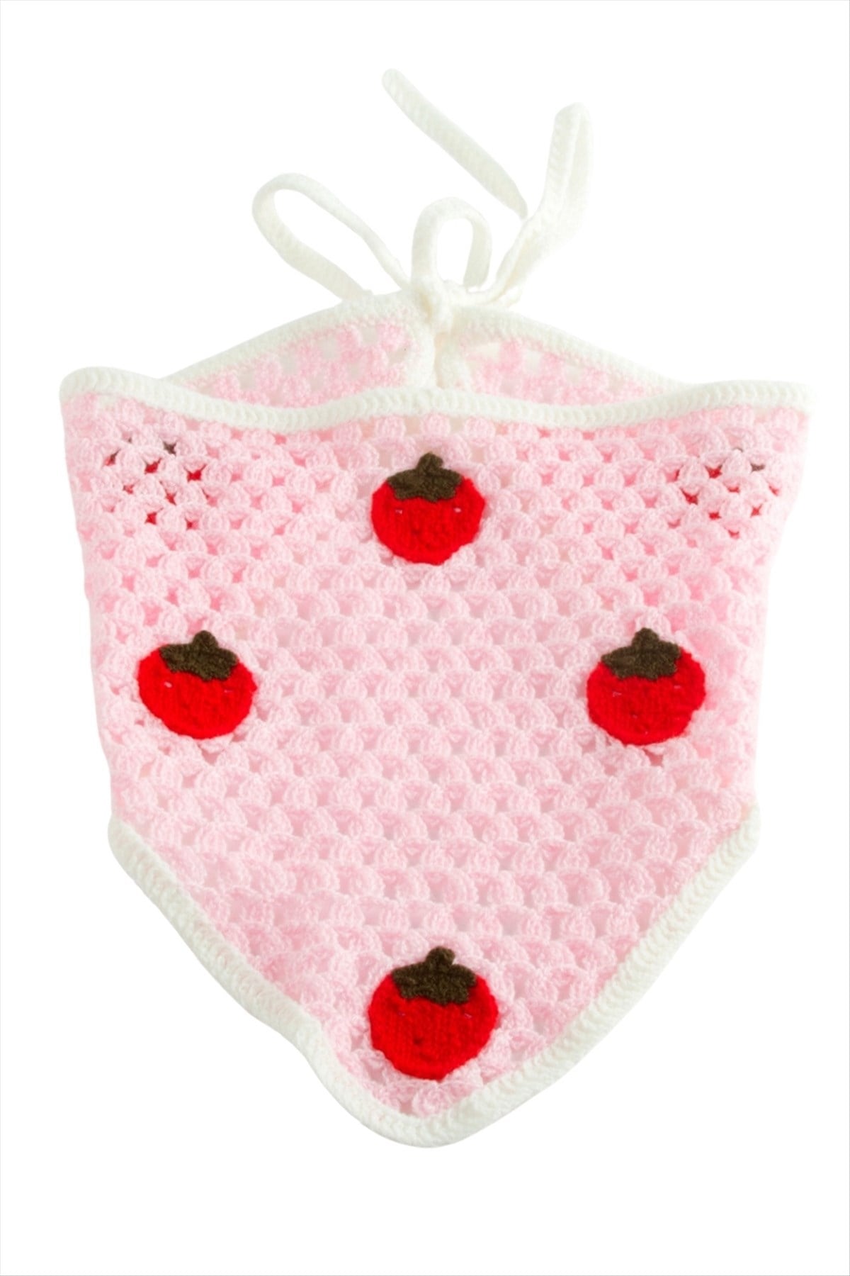 Çilek Örme Bohem Bandana