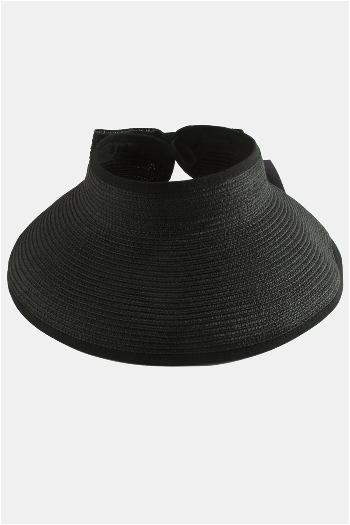 Cırtcırtlı Hasır Plaj Şapkası