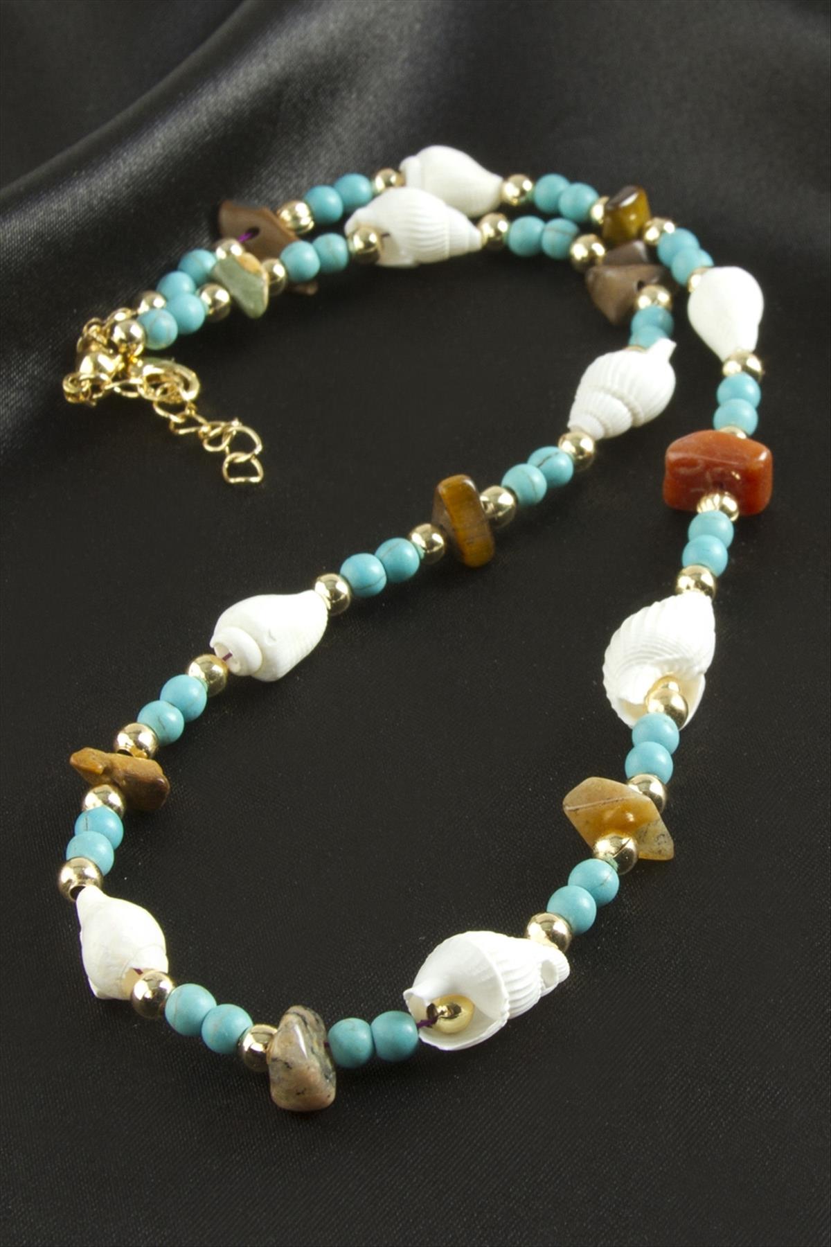 Deniz Kabuğu Boncuk Kolye