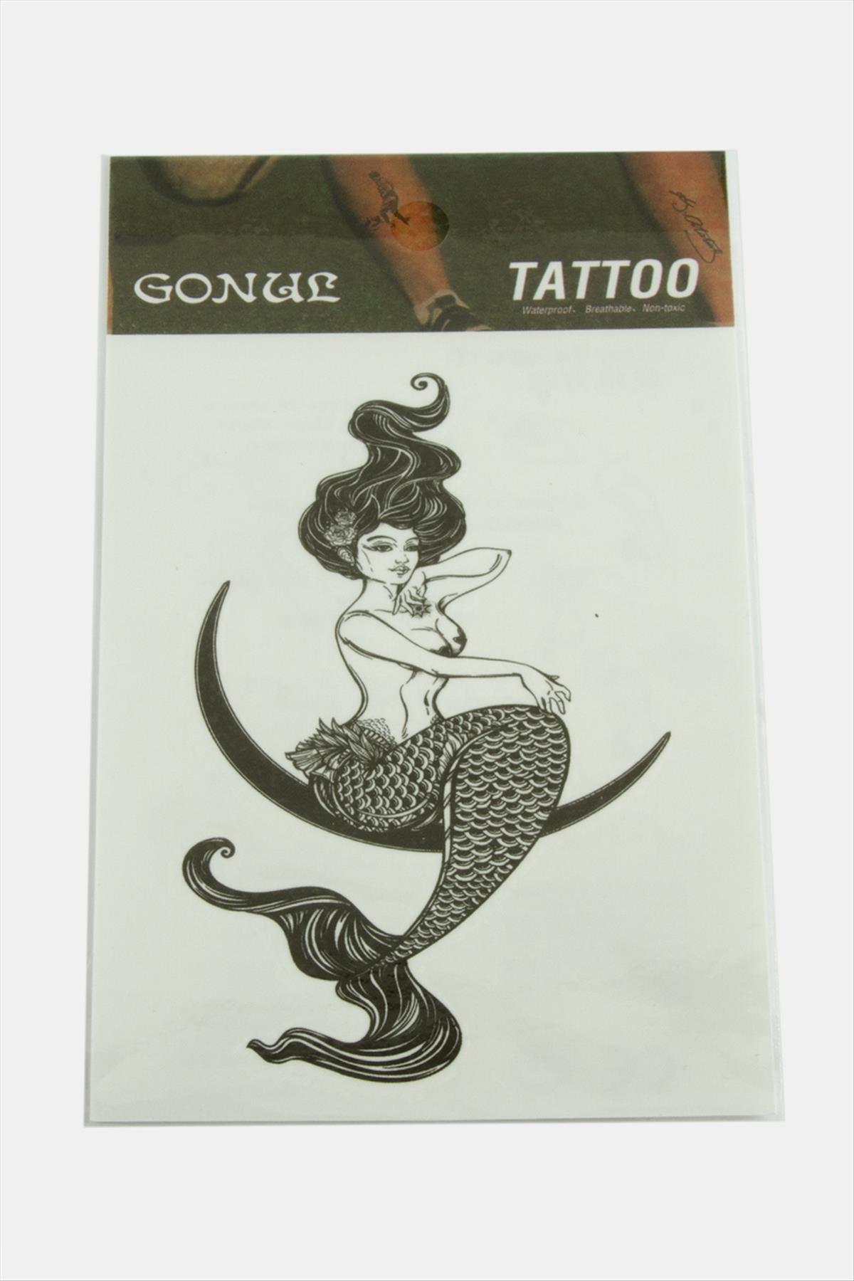 Deniz Kızı Tattoo Dövme Sticker