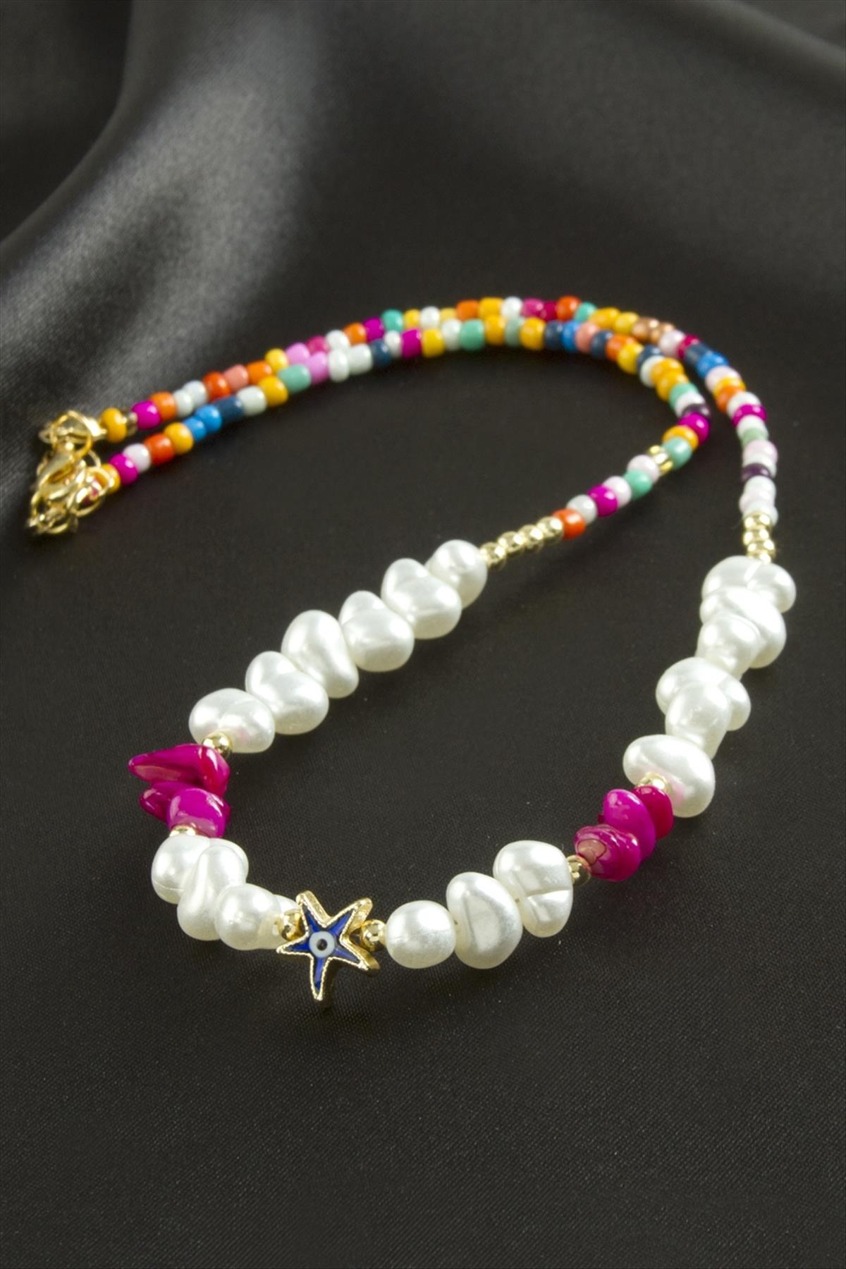 Deniz Yıldızı İnci Kolye