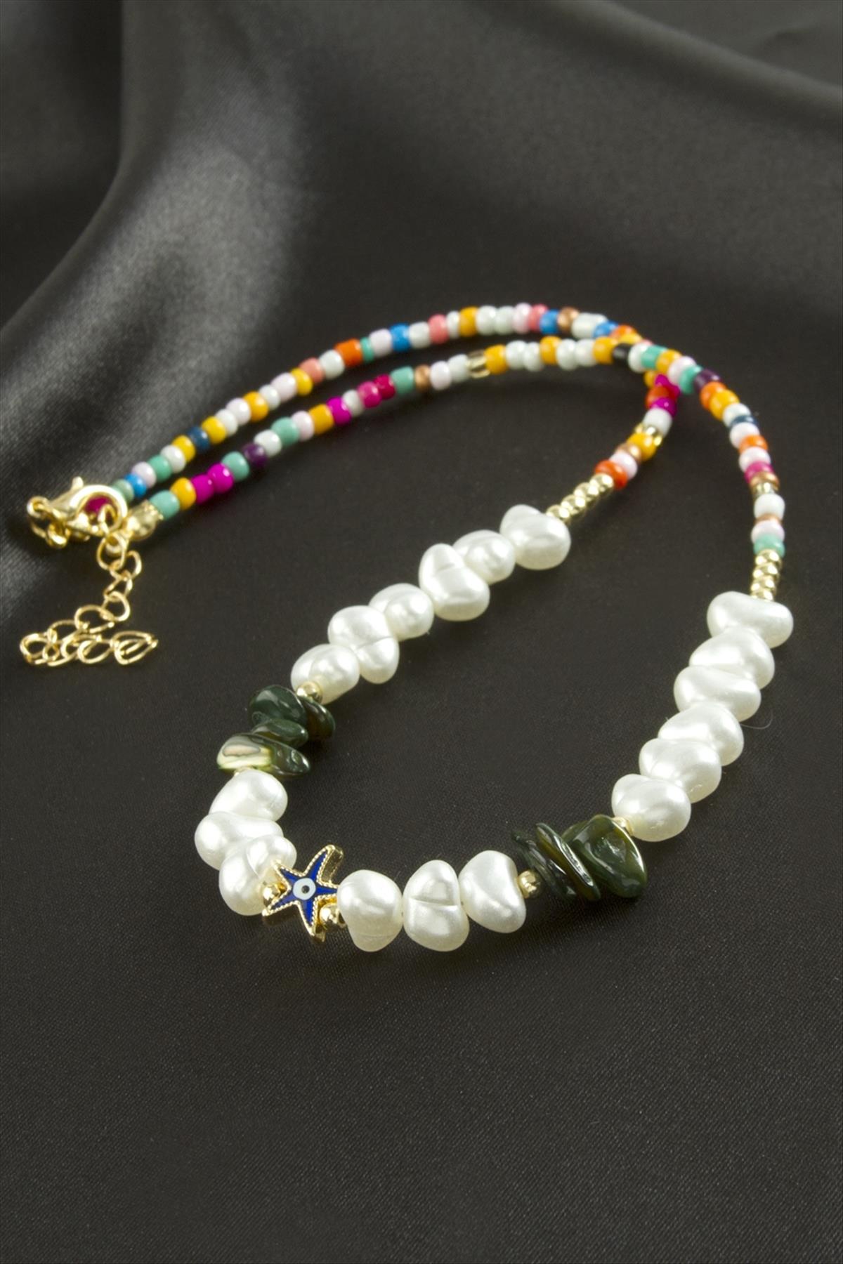 Deniz Yıldızı İnci Kolye