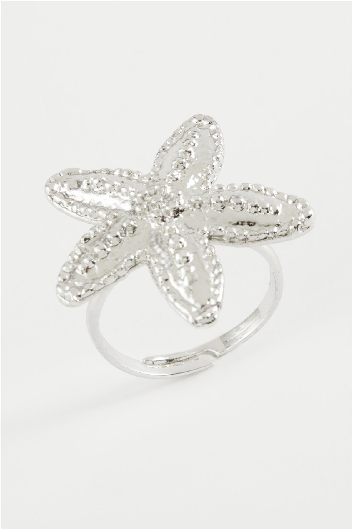 Deniz Yıldızı Metal Yüzük