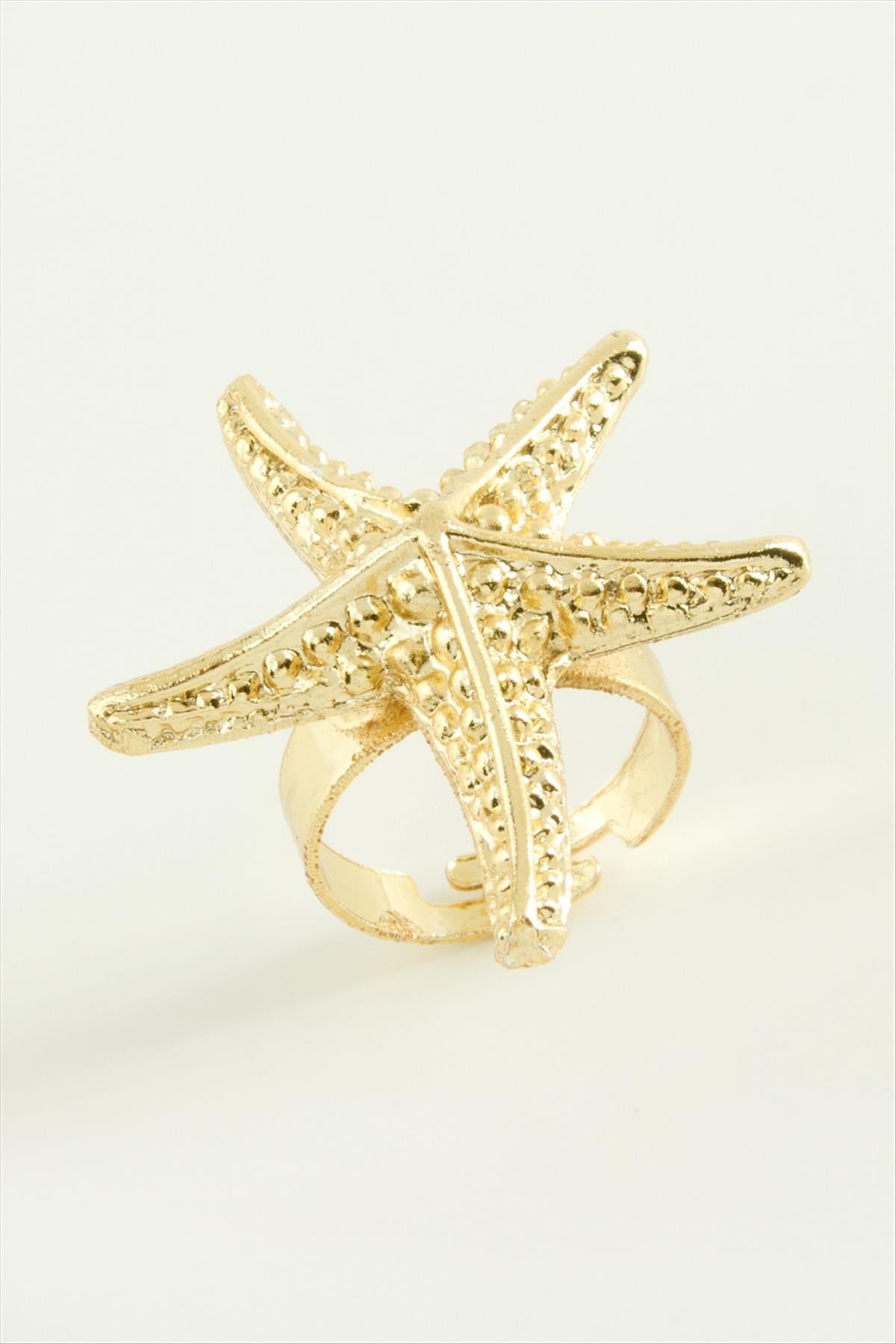 Deniz Yıldızı Metal Yüzük