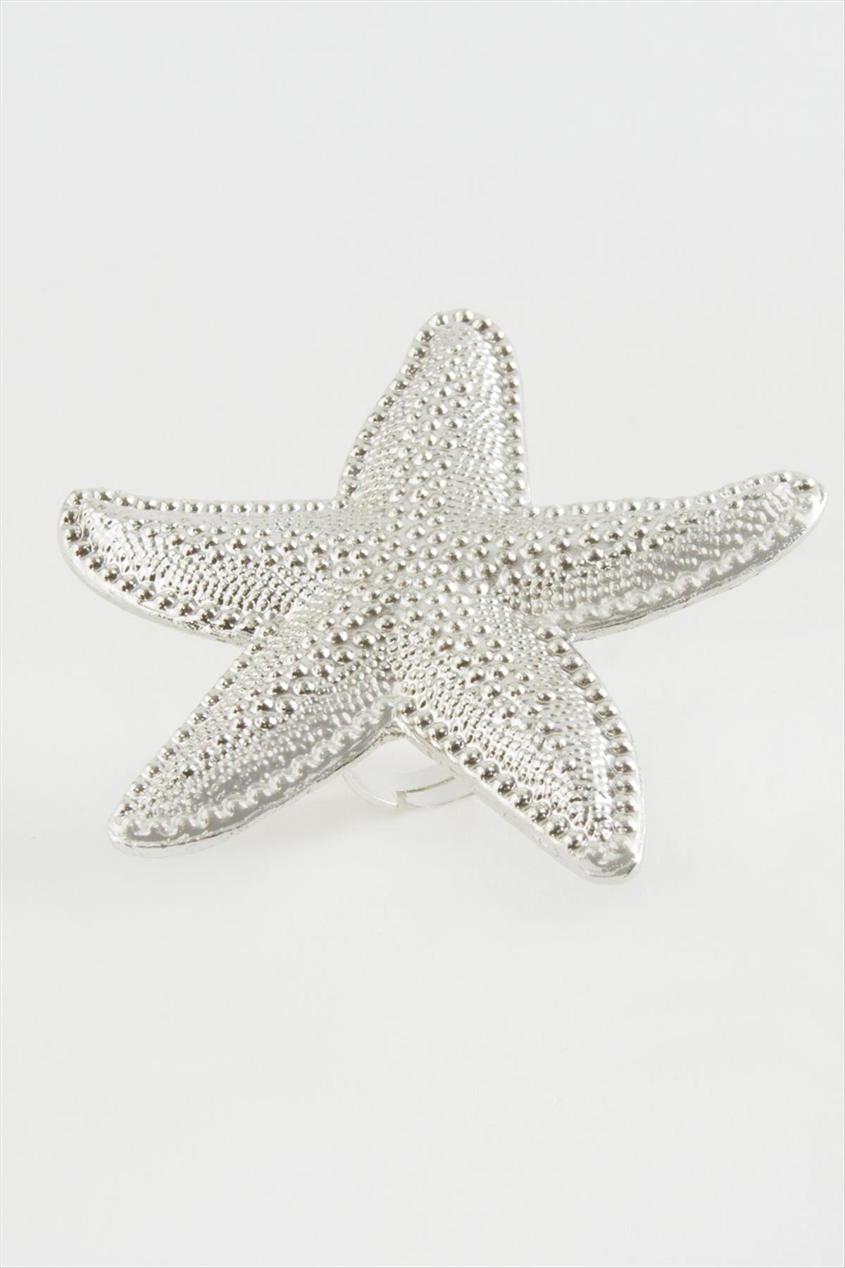 Deniz Yıldızı Metal Yüzük