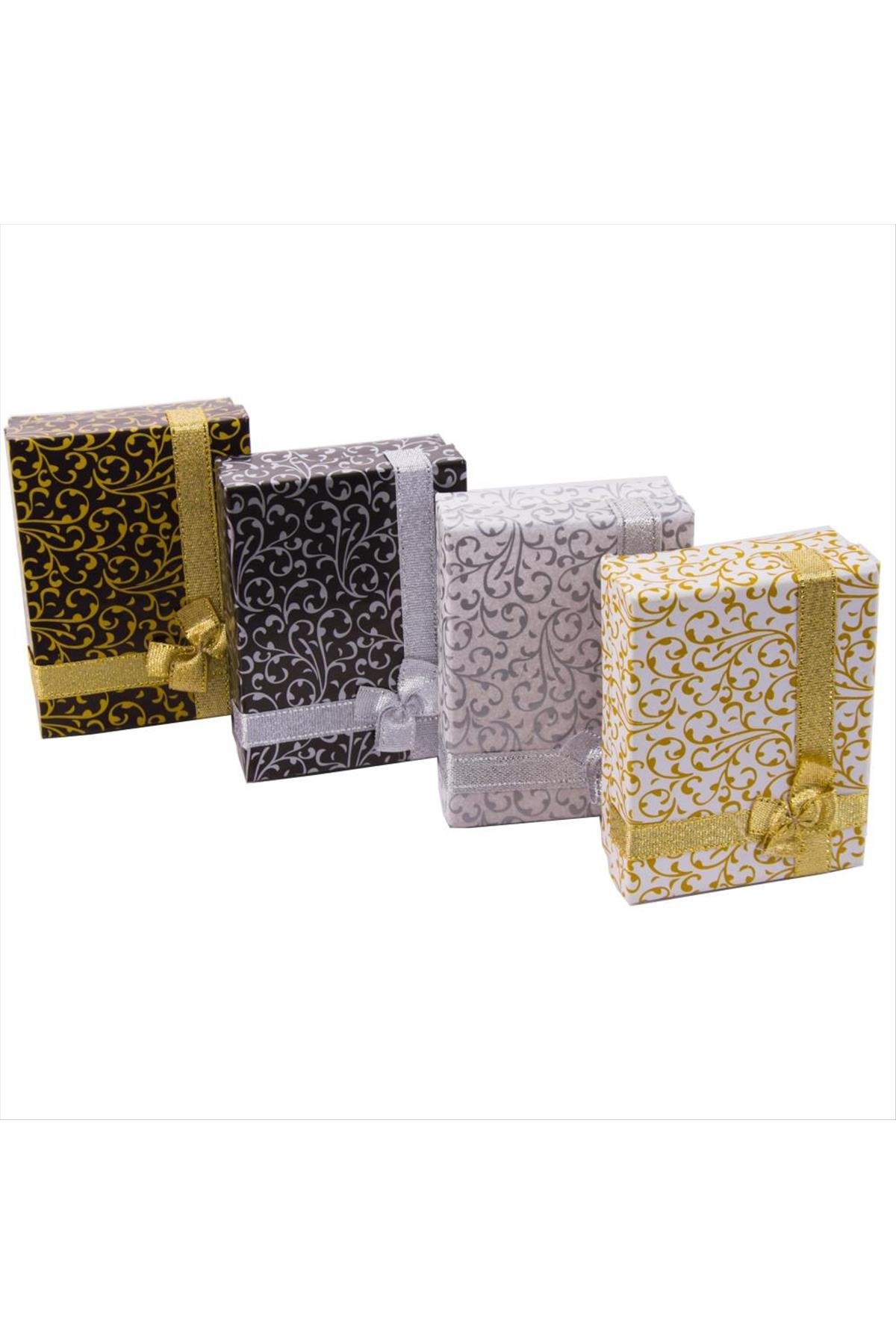 Desenli Set Kolye Hediye Kutusu