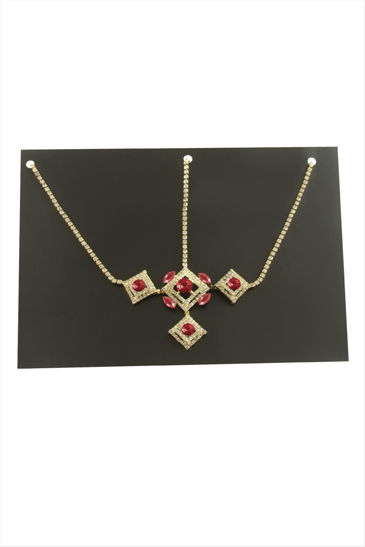 Dikdörtgen Şerit Taşlı Alınlık