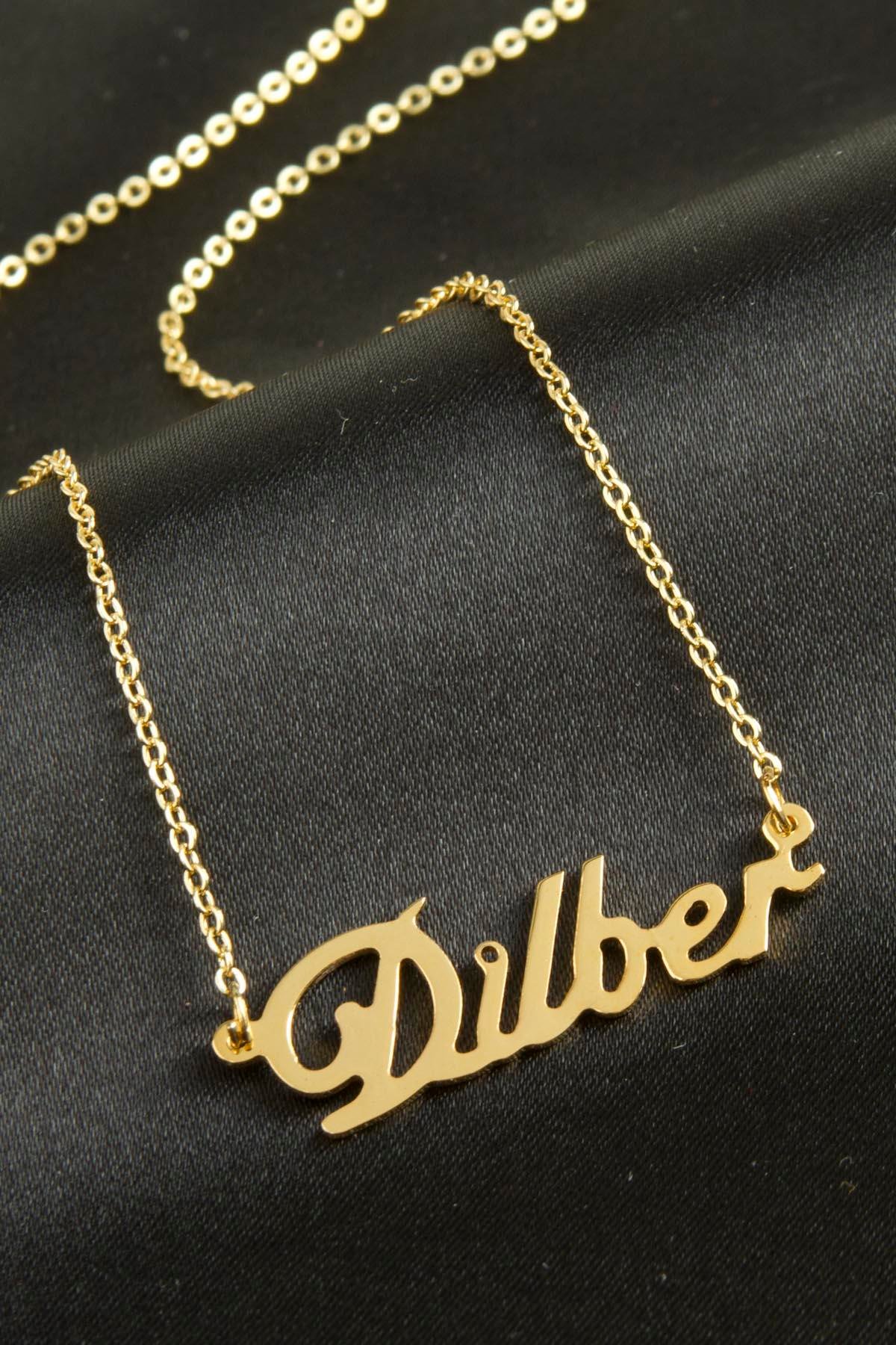 Dilber İsimli Kolye (Kişiye Özel)