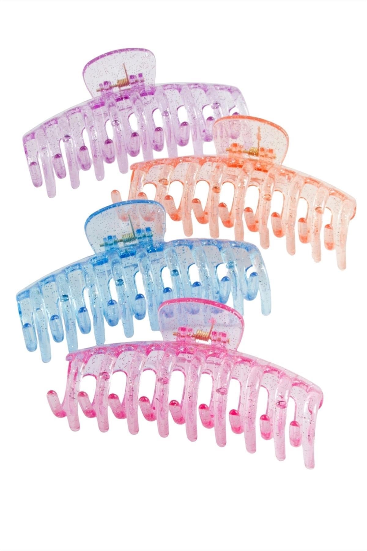 Düz Simli Düz Mandal Toka 11 cm