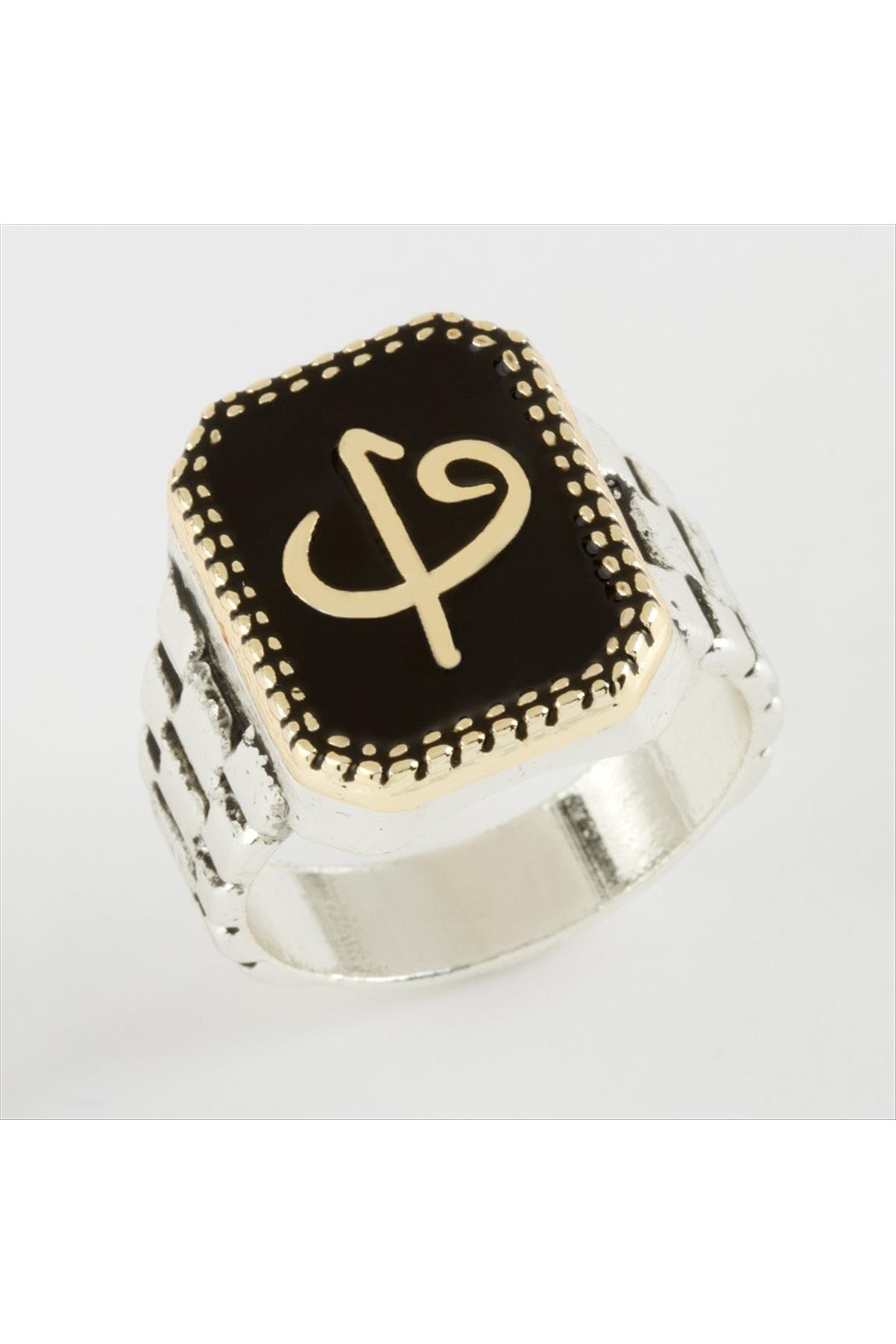 Elif Vav Metal Erkek Yüzük