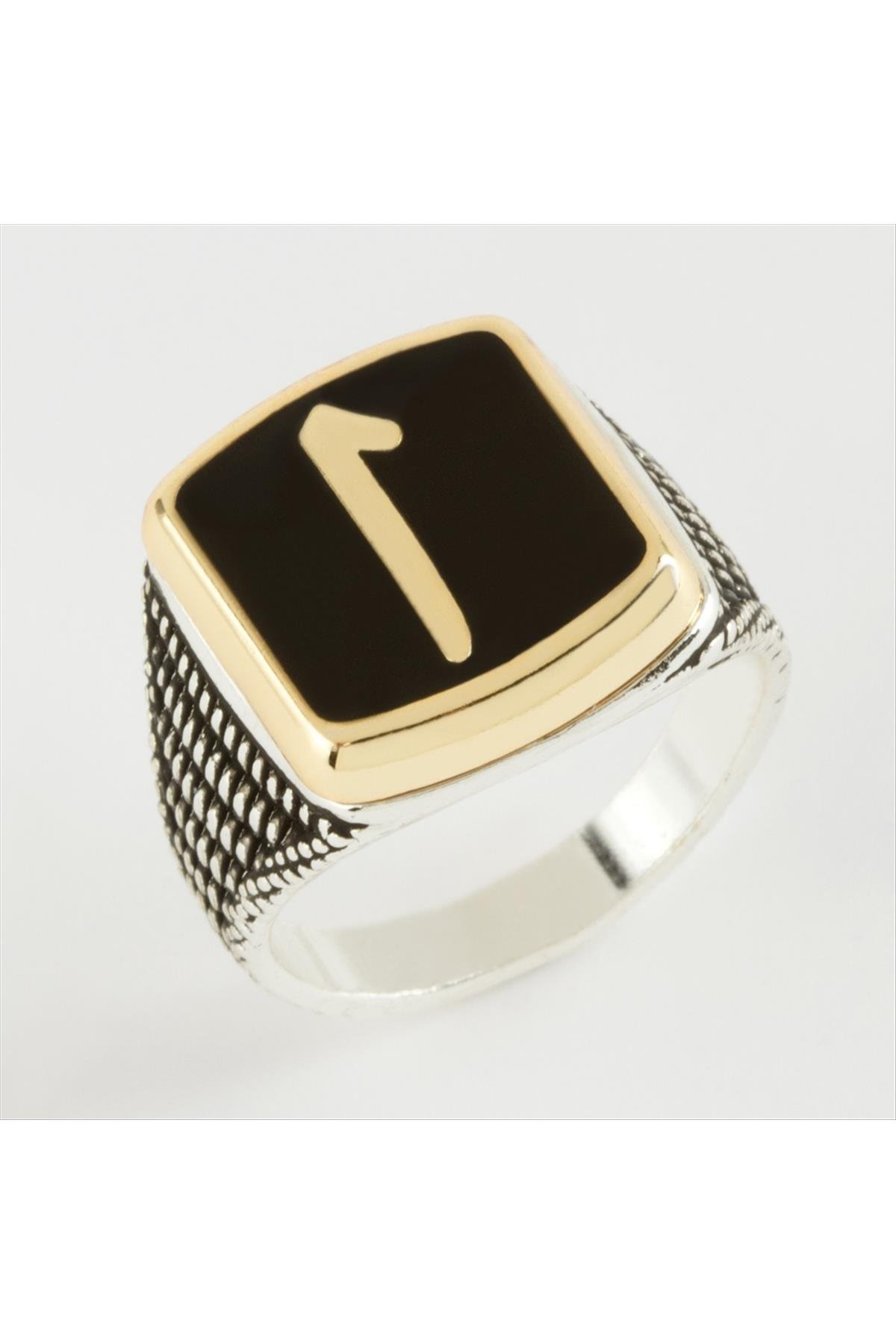 Elif Yazılı Metal Erkek Yüzük
