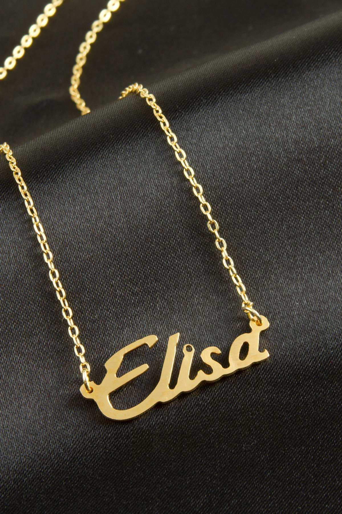 Elisa İsimli Kolye (Kişiye Özel)