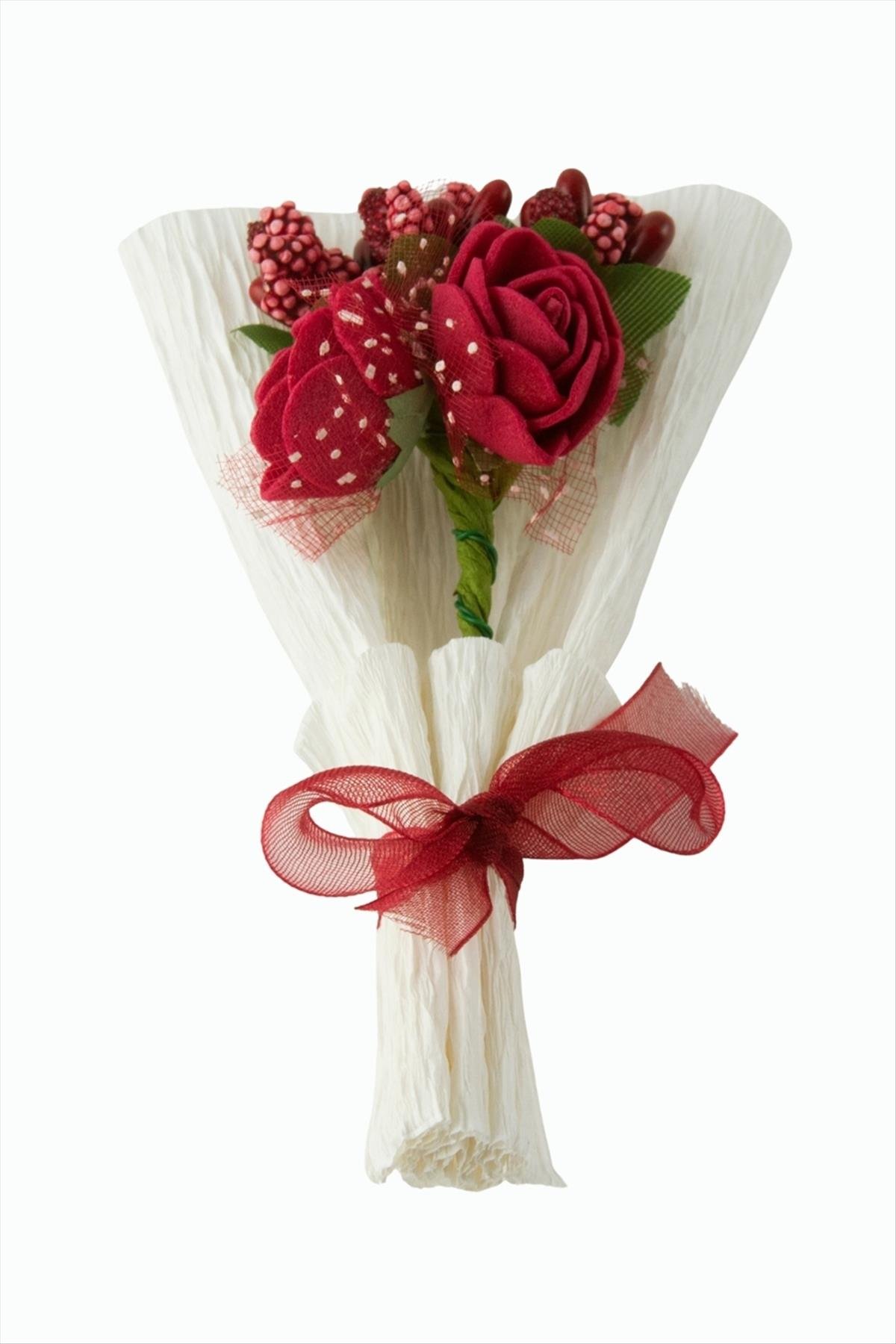 En Güzel Çiçeği Görmek İstiyorsan Arkasına Bak Gül Buketi