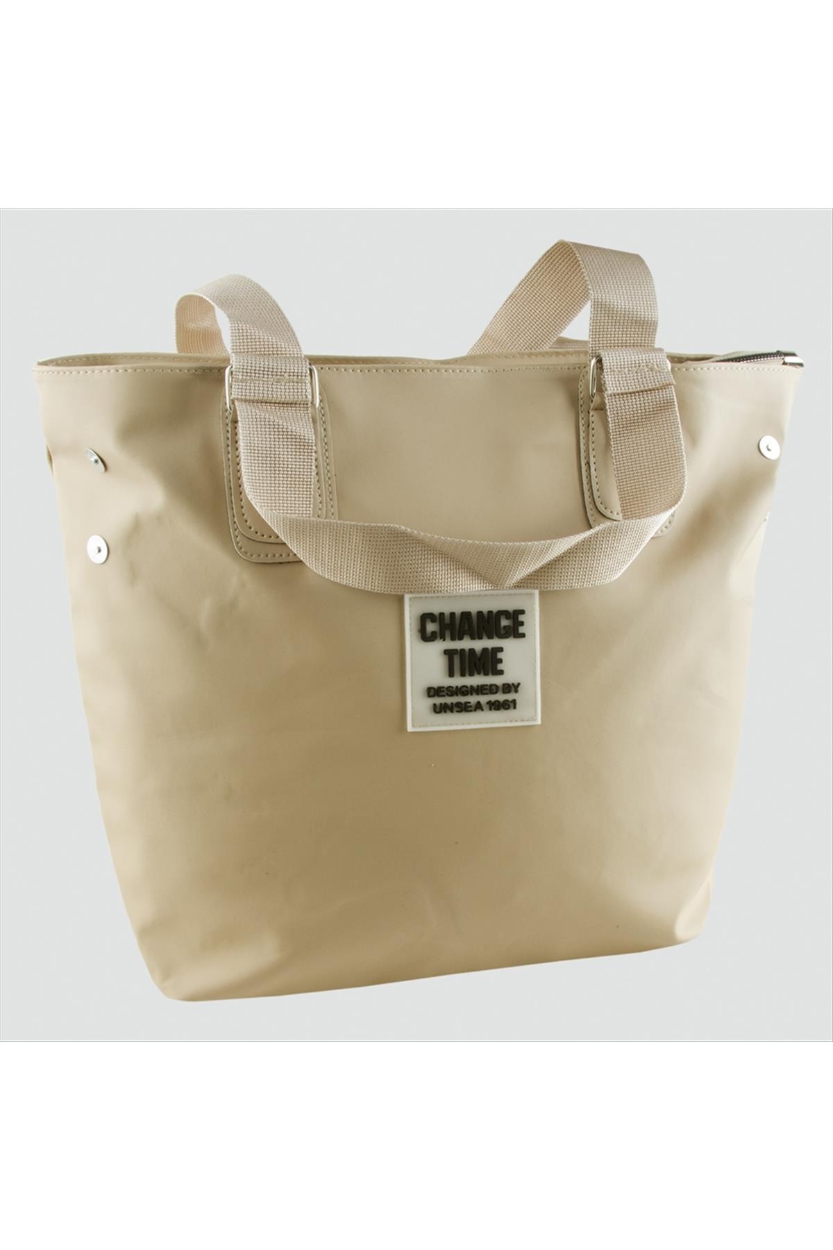 Fermuarlı Yeni Sezon Askılı Kadın Çanta Büyük