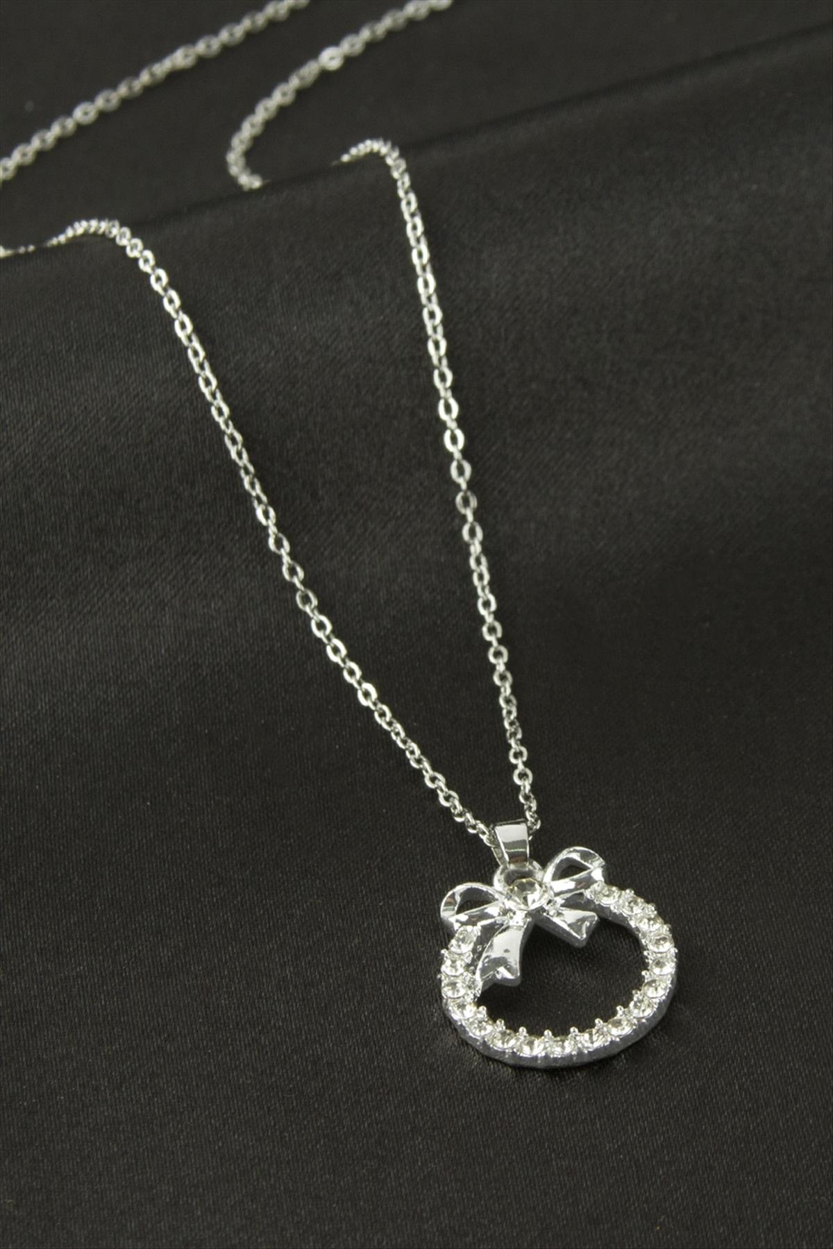 Fiyong Zirkon Taşlı Kolye