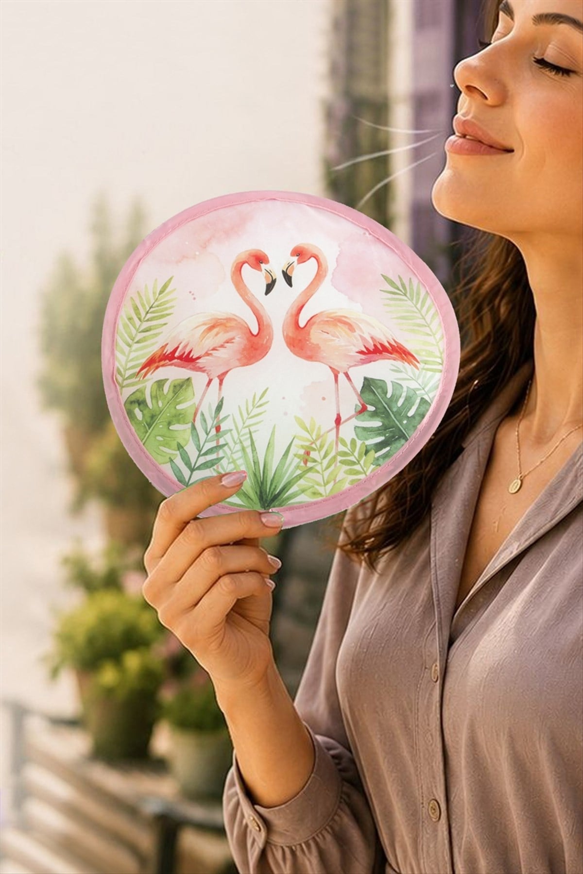 Flamingo Kore Yelpaze 20 cm