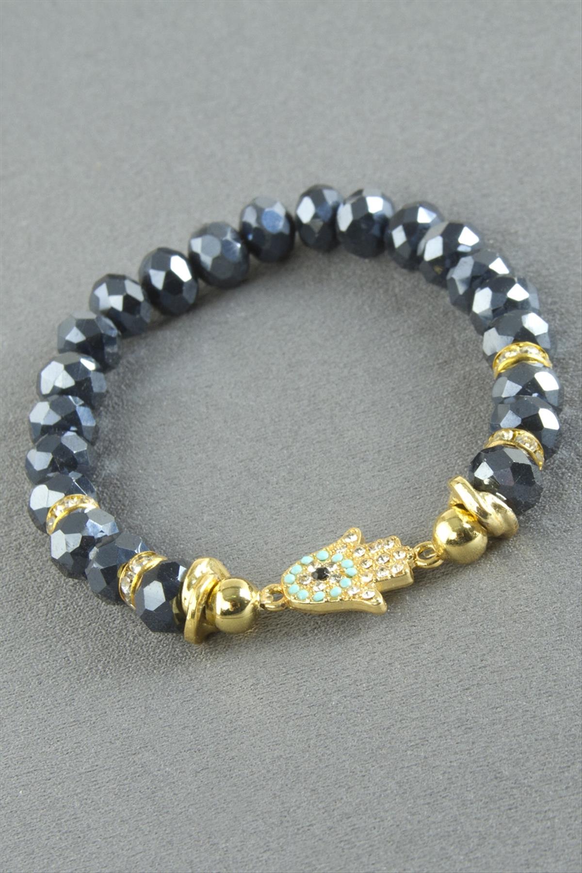 Ftm Ana Eli Zirkon Taşlı Kristal Bileklik