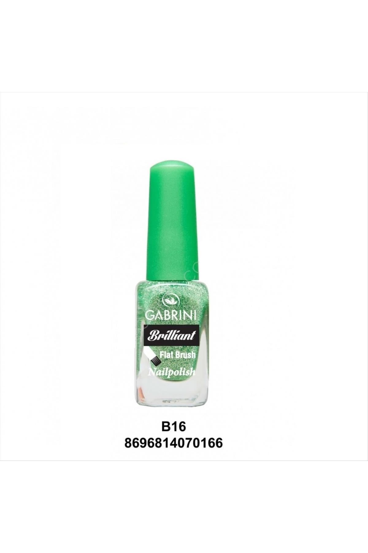 Gabrini Brilliant Flat Brush Oje (Simli Oje)