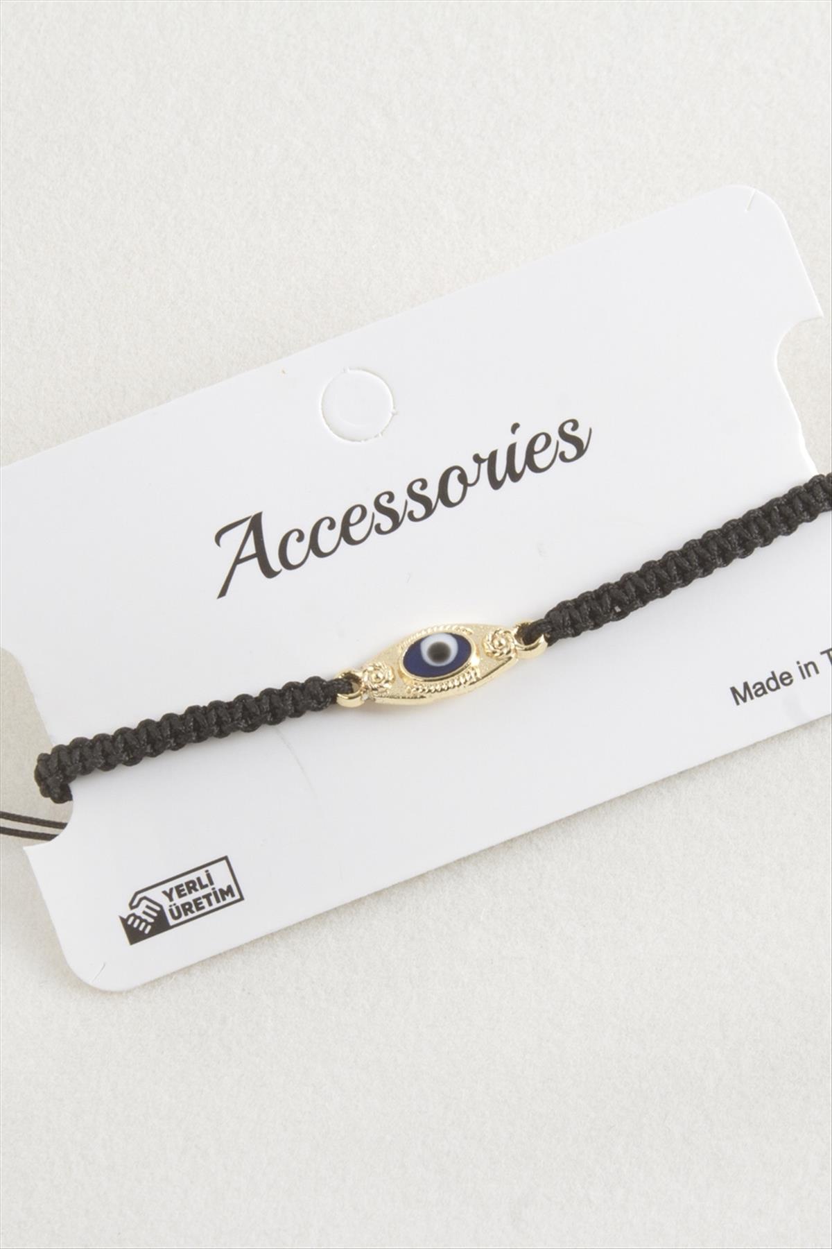 Göz Makrome Örgülü Bileklik