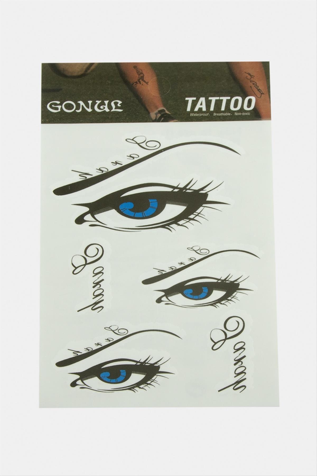 Göz Tattoo Dövme Sticker