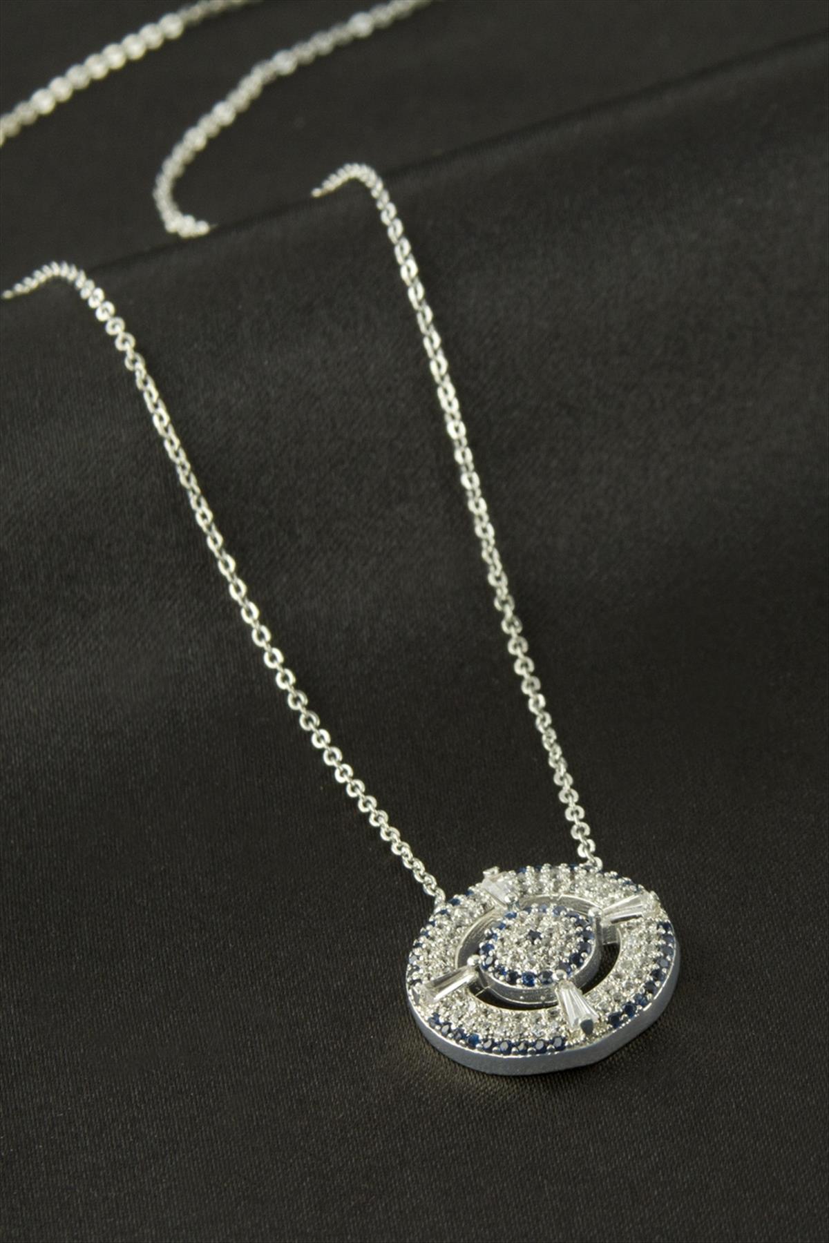 Göz Zirkon Taşlı Kolye