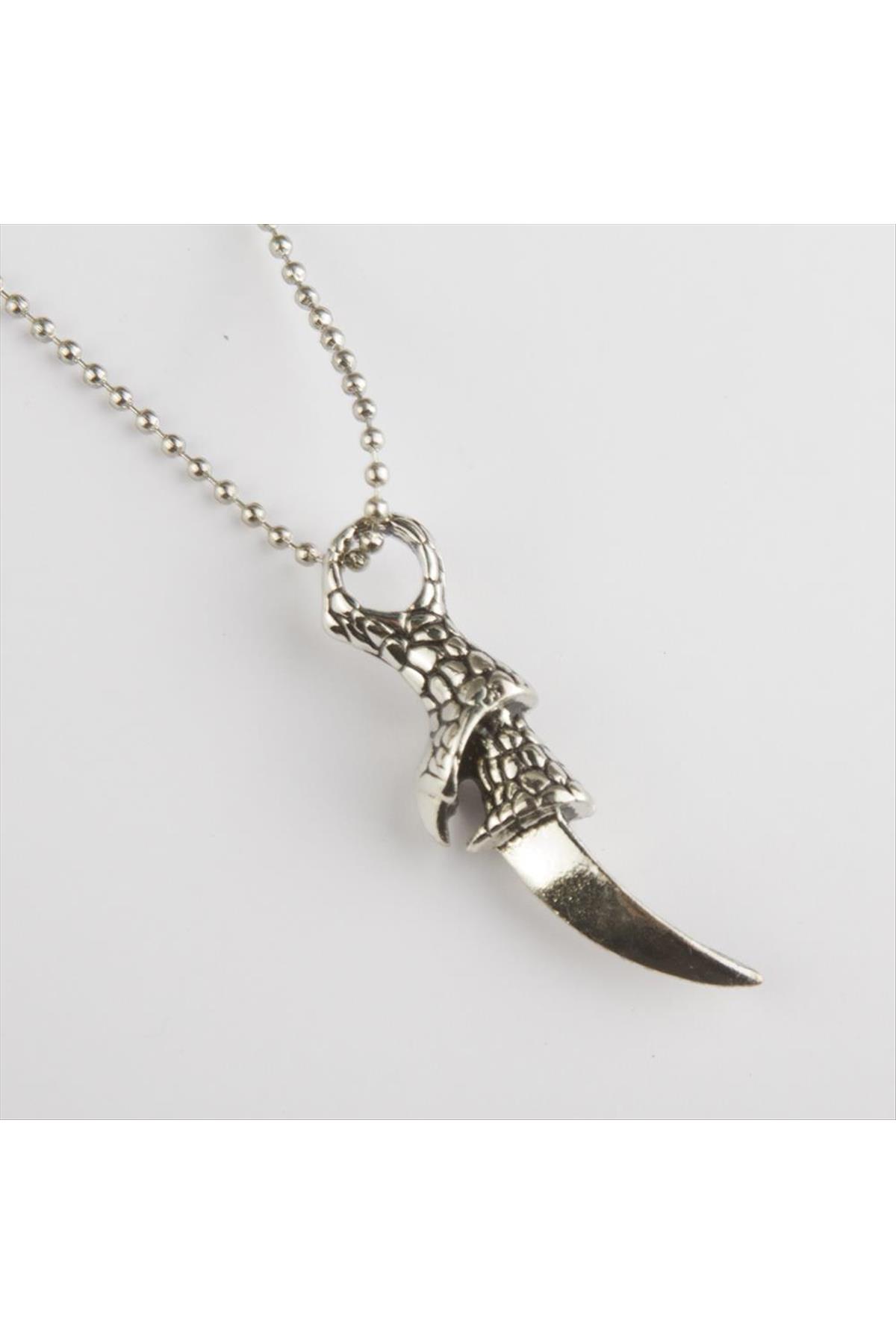 Hançer Figürlü Metal Kolye