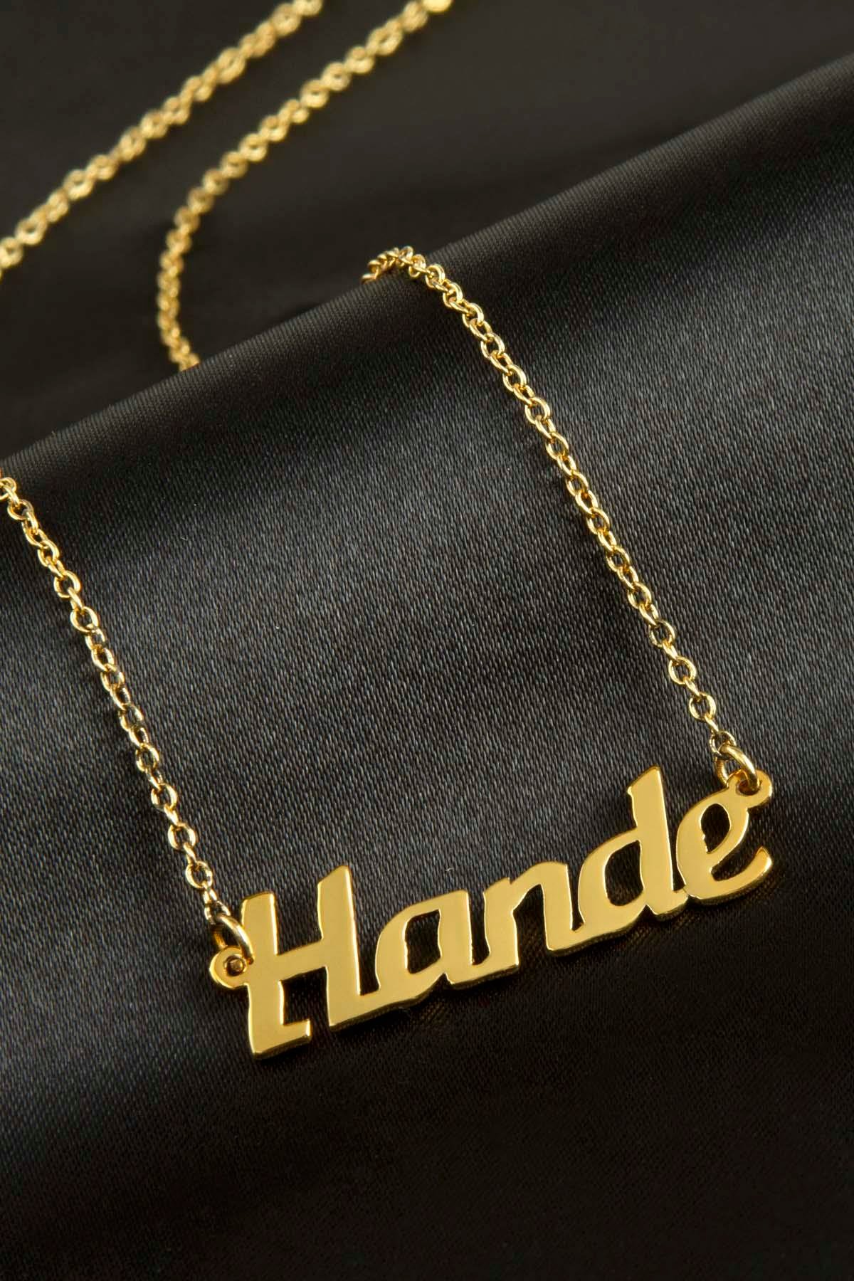 Hande isimli kolye (Kişiye Özel)