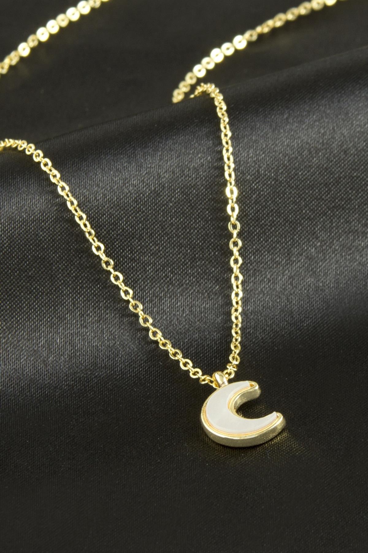 Hilal Polyester Kolye