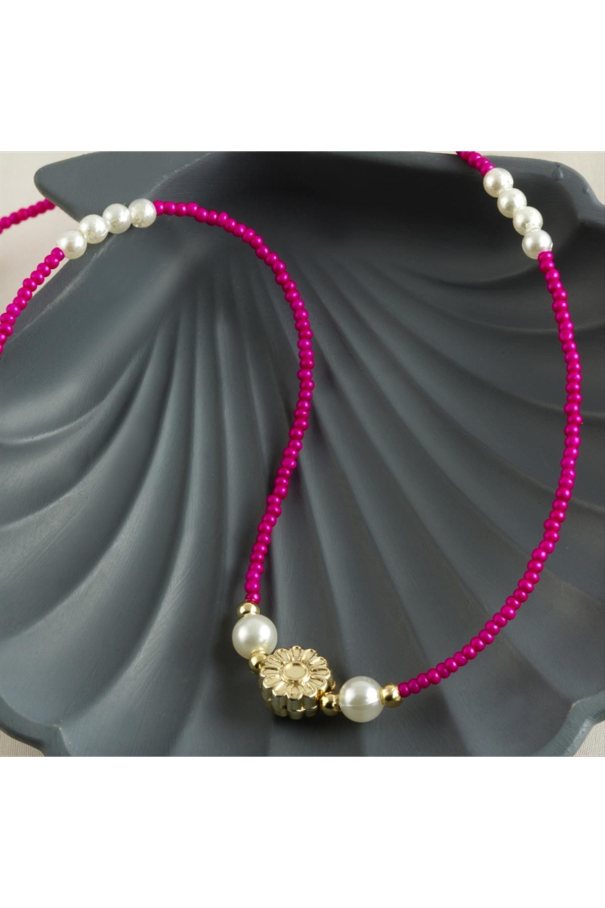 İnci Kum Boncuk Kolye