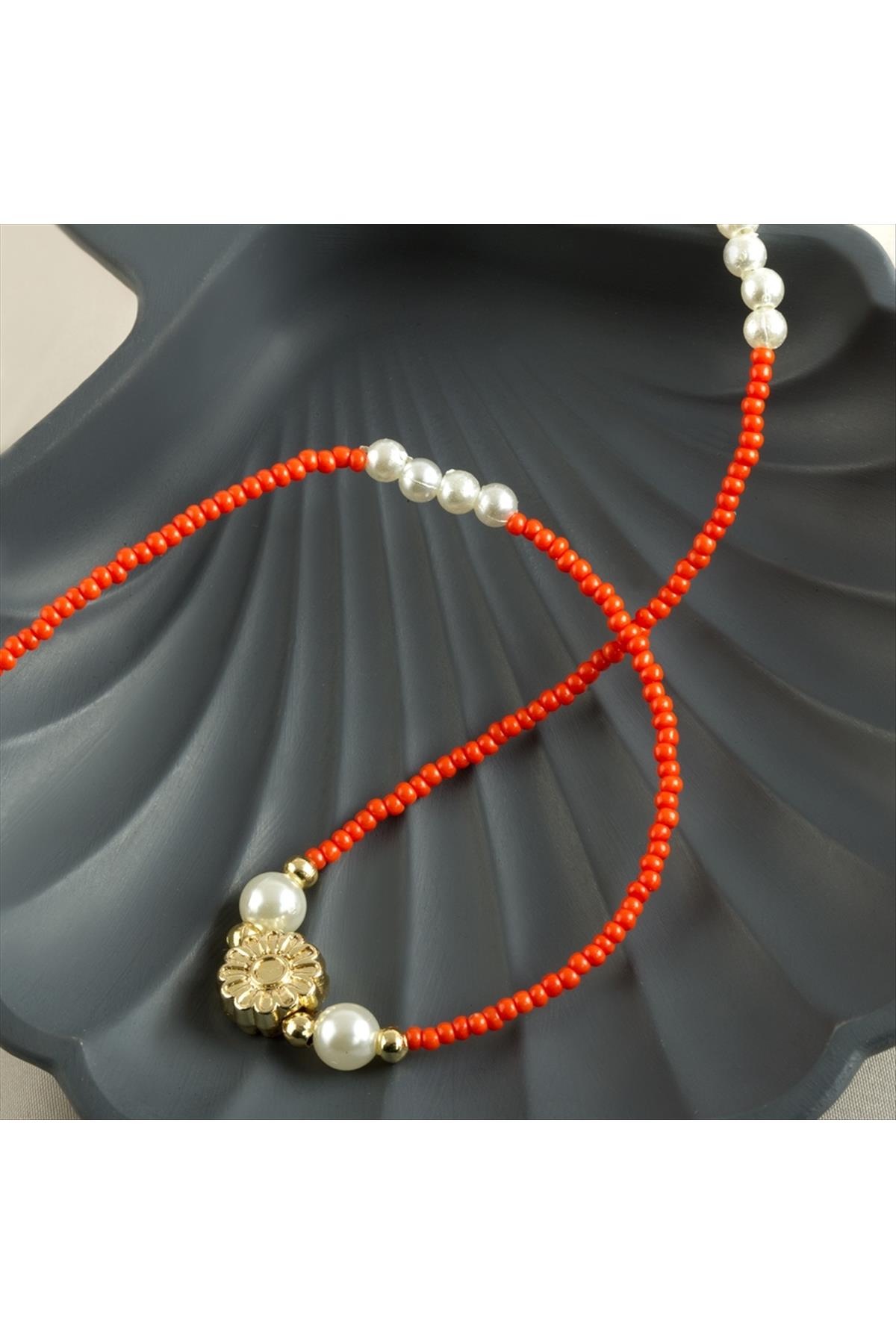 İnci Kum Boncuk Kolye