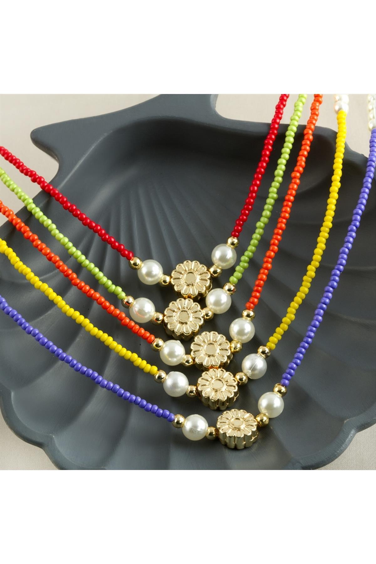 İnci Kum Boncuk Kolye