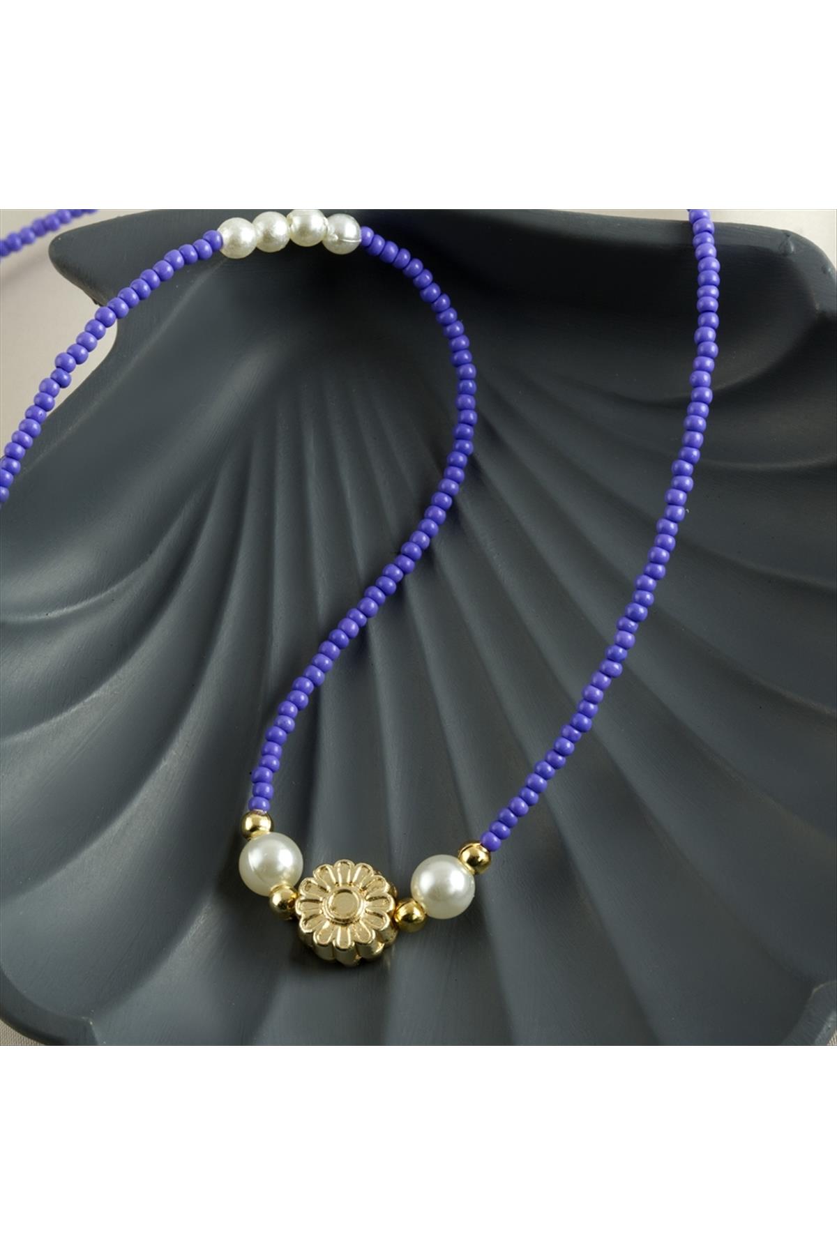 İnci Kum Boncuk Kolye