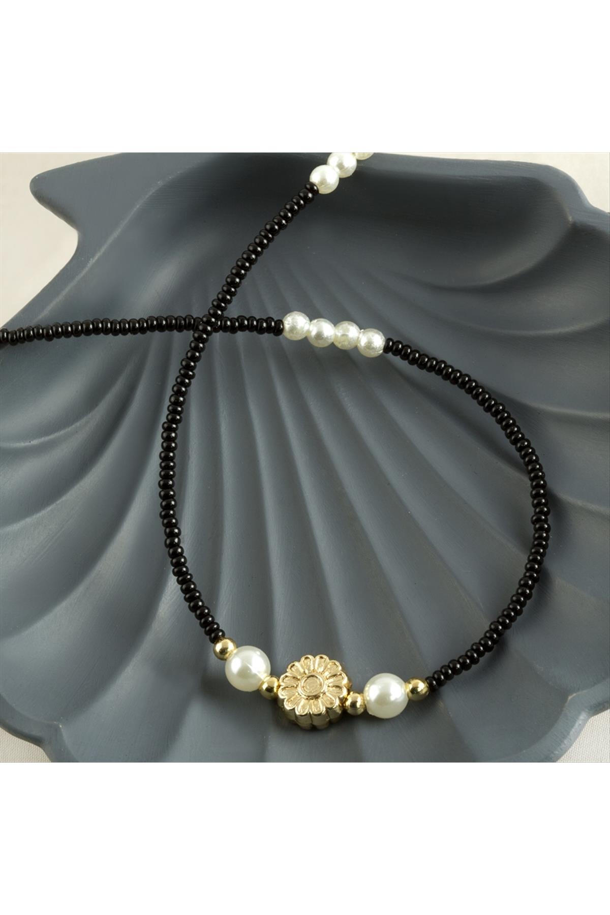 İnci Kum Boncuk Kolye