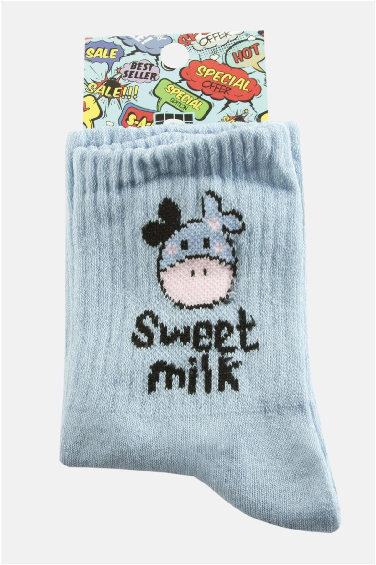 İnek Kolej Çorap 8*28