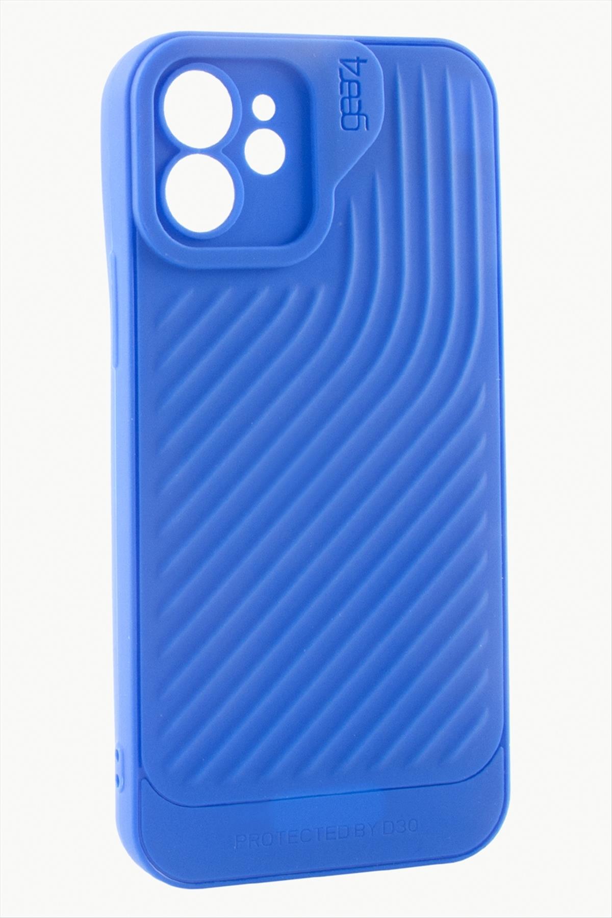 iPhone 11 6.1 Çizgili Lüx Gear Silikon Kılıf