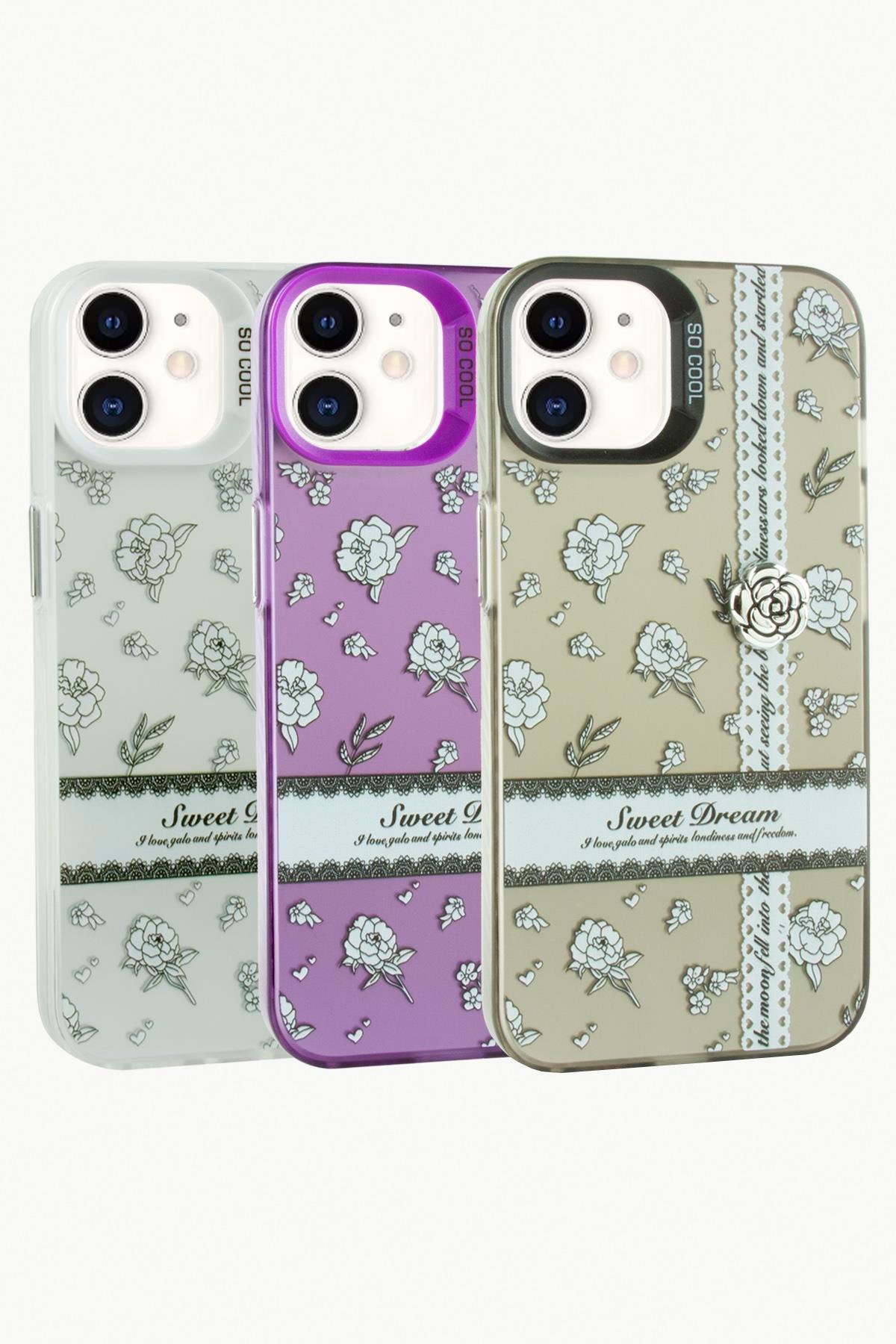 iPhone 11 Gül Lüx Sweet Silikon Kılıf