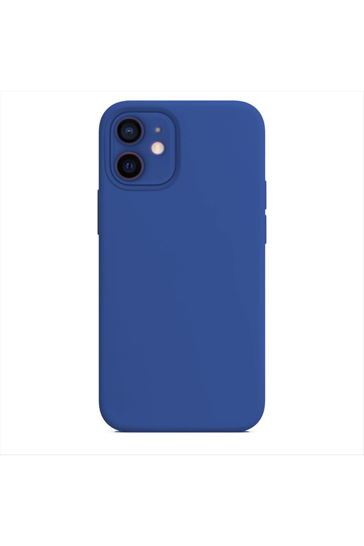 iPhone 11 Kadife Kaplı Lüx Lansman Silikon Kılıf