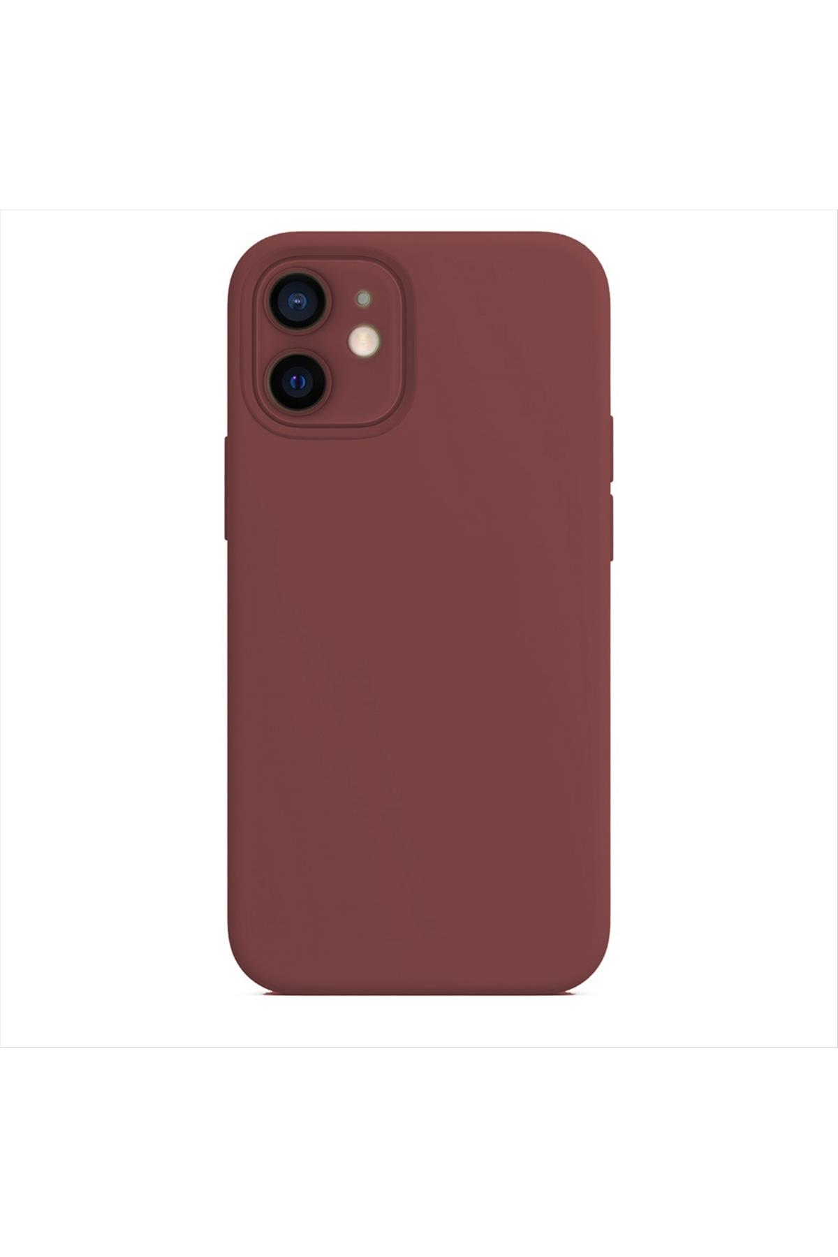 iPhone 11 Kadife Kaplı Lüx Lansman Silikon Kılıf