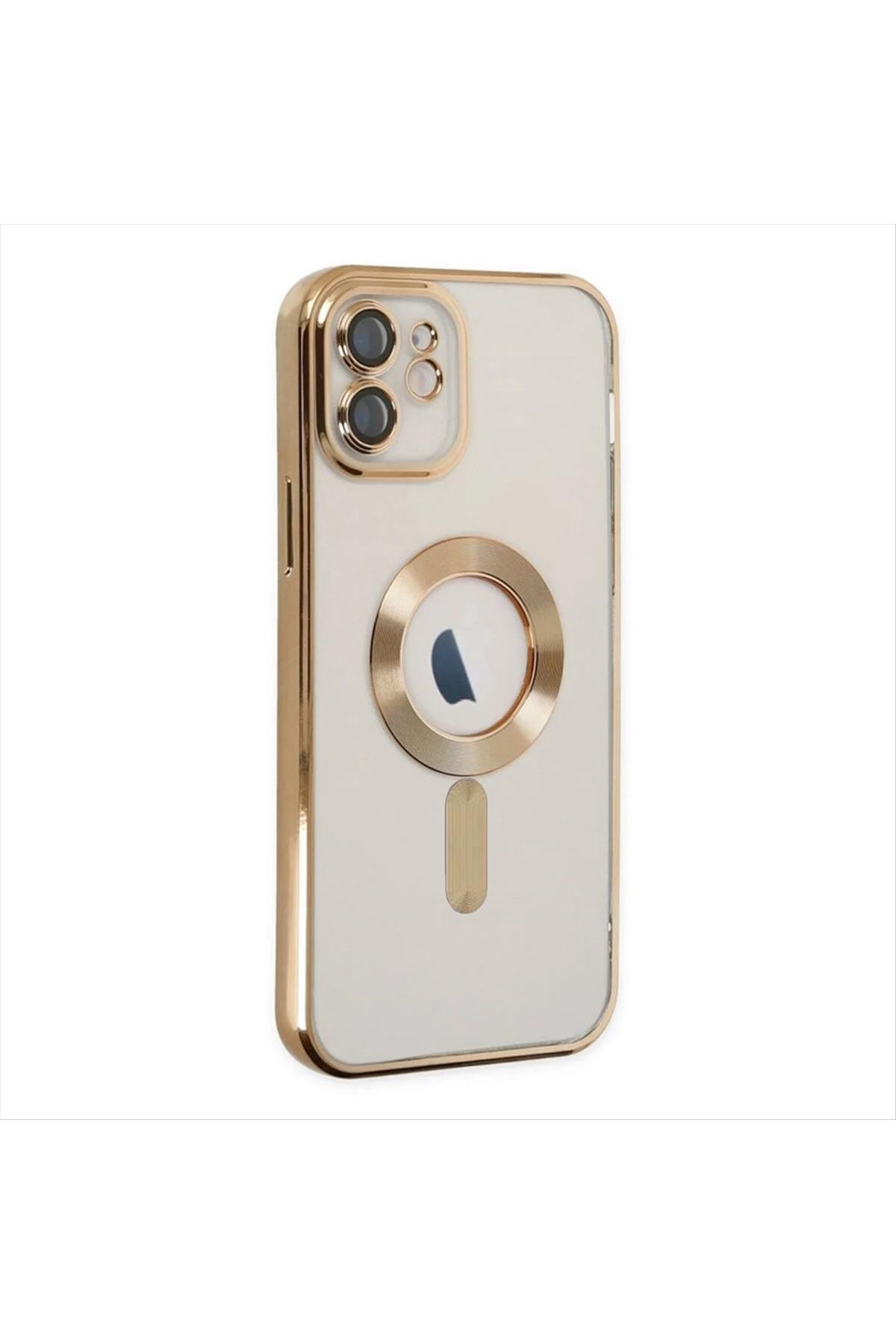 iPhone 11 Lüx Magsaff Lazer Silikon Kılıf (Kamera Korumalı)