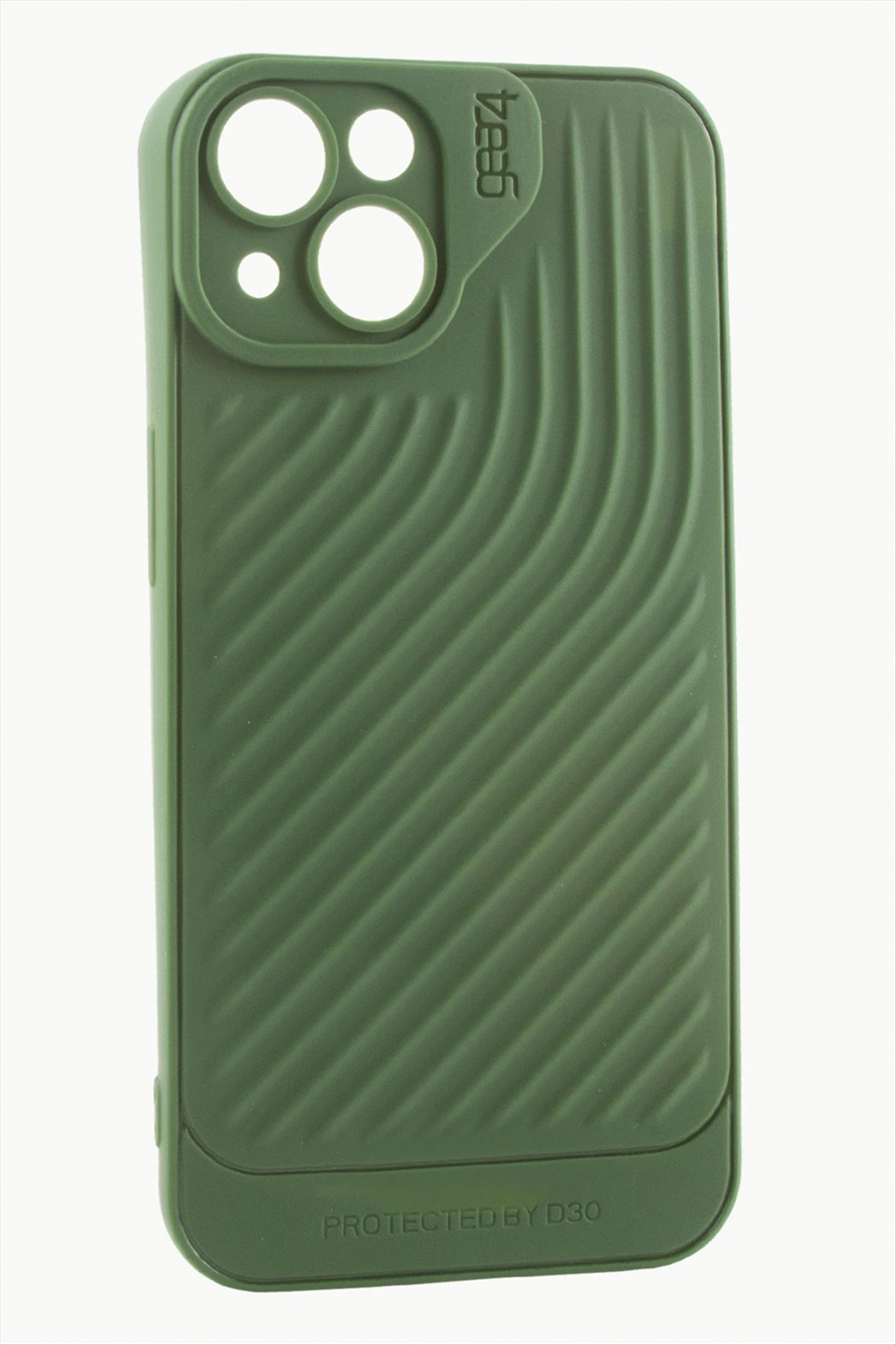 iPhone 13 6.1 Çizgili Lüx Gear Silikon Kılıf