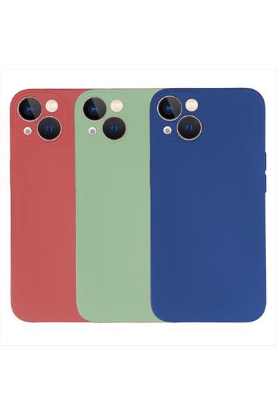 iPhone 13 Kadife Kaplı Lüx Lansman Silikon Kılıf