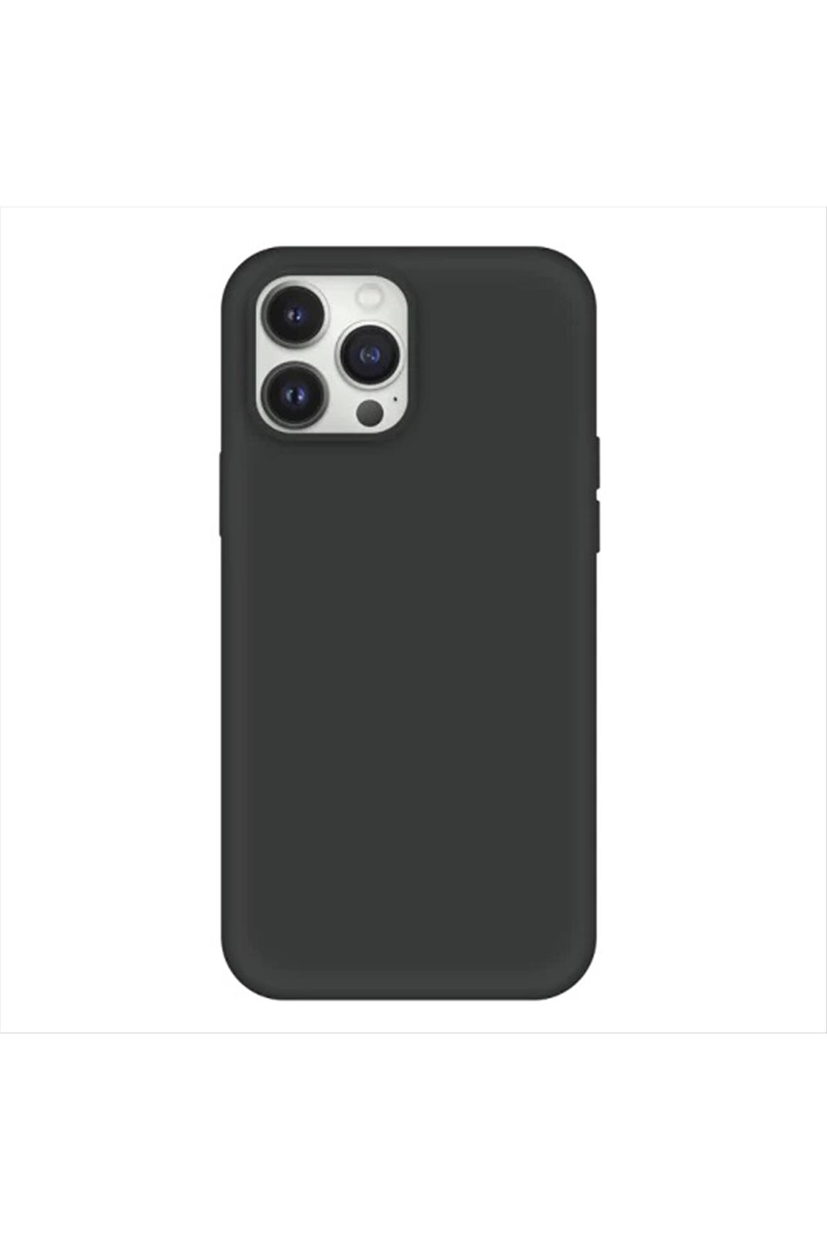 iPhone 14 Pro Kadife Kaplı Lüx Lansman Silikon Kılıf