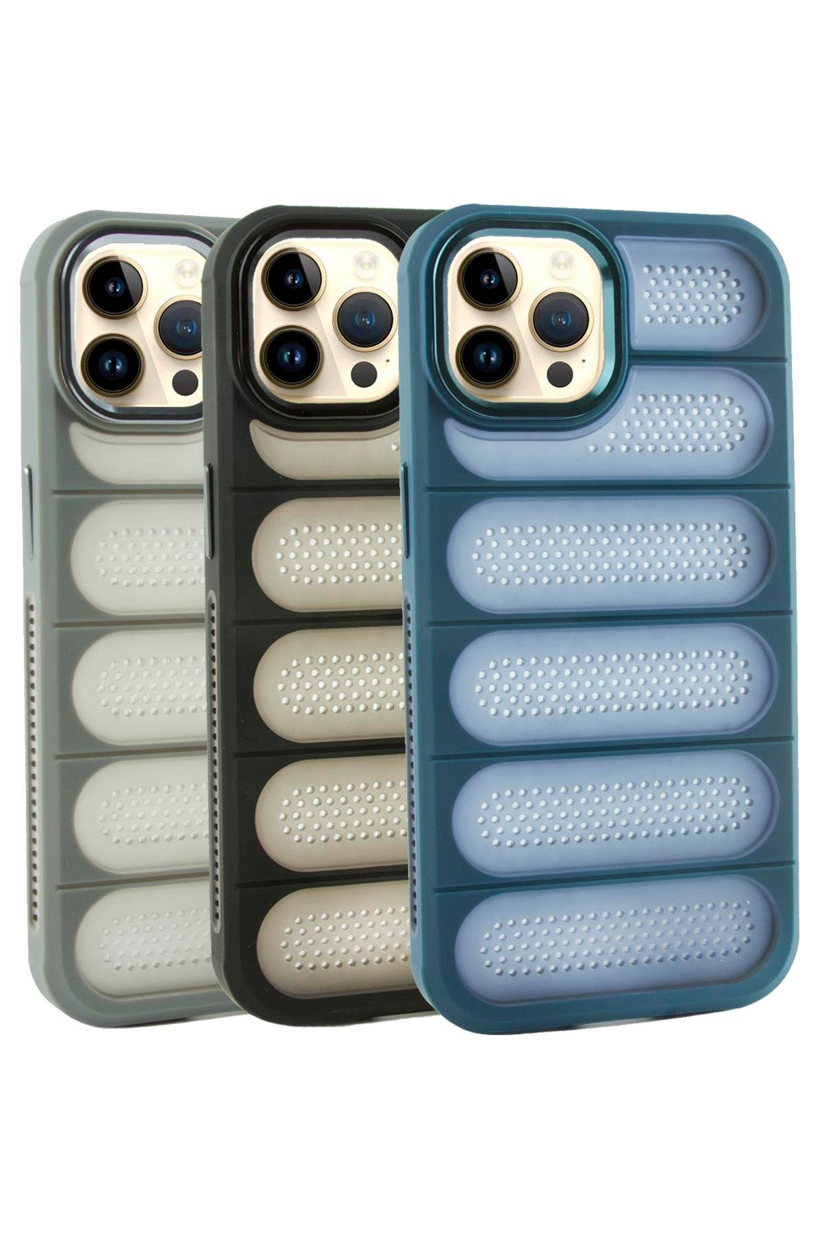 iPhone 14 Pro Max Noktalı Lüx Sas Kapak Kılıf