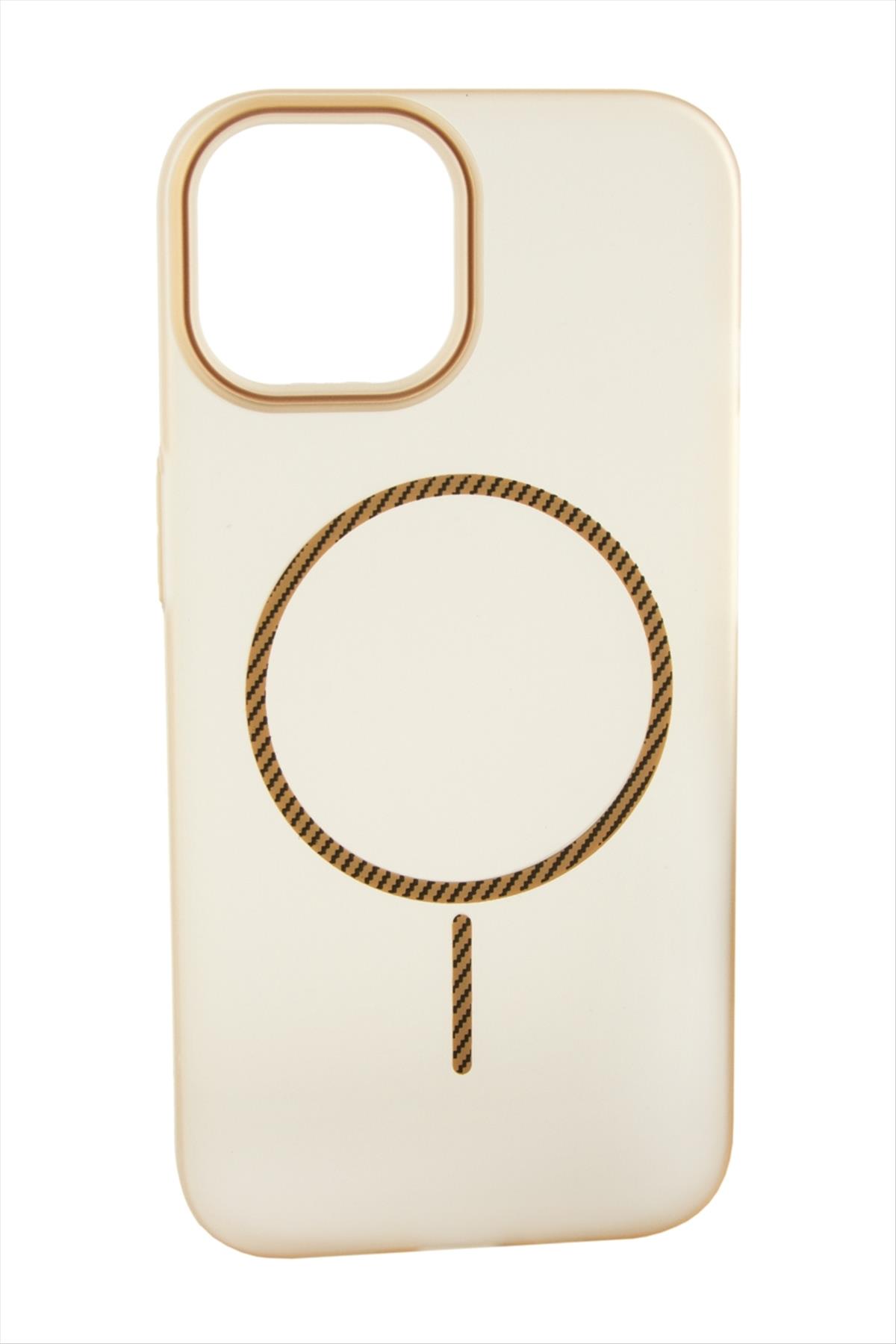 iPhone 15 Buzlu Magsaff Kapak Kılıf