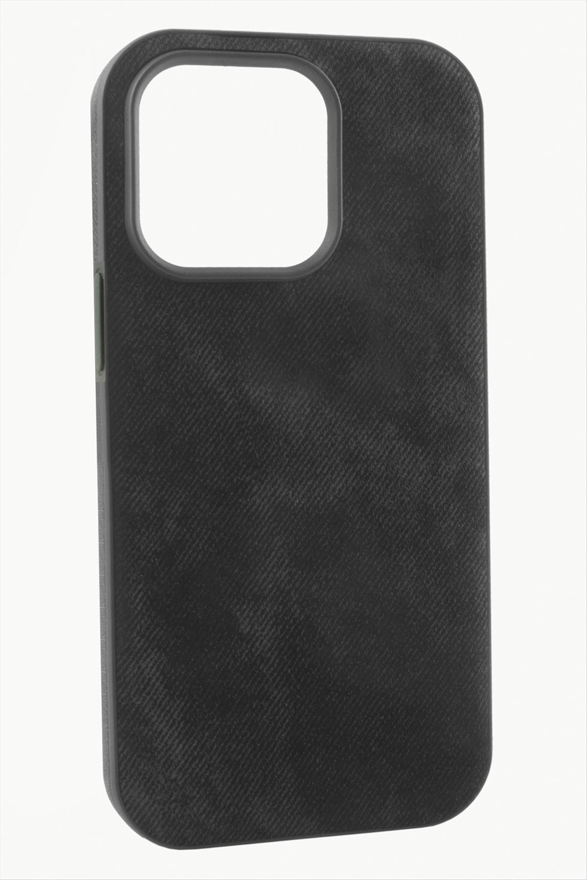 iPhone 15 Pro Nubuk Lüx Velvet Silikon Kılıf