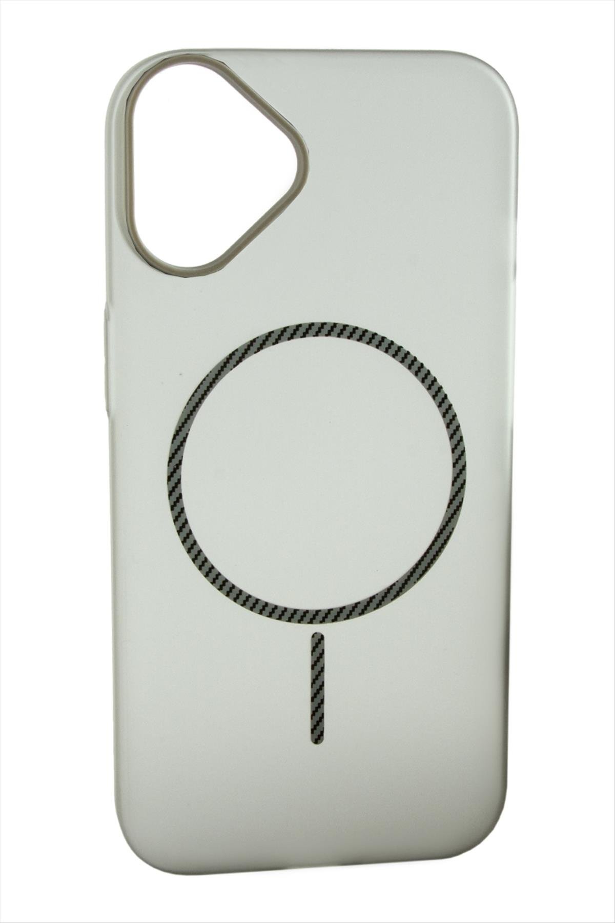 iPhone 16 Buzlu Magsaff Kapak Kılıf