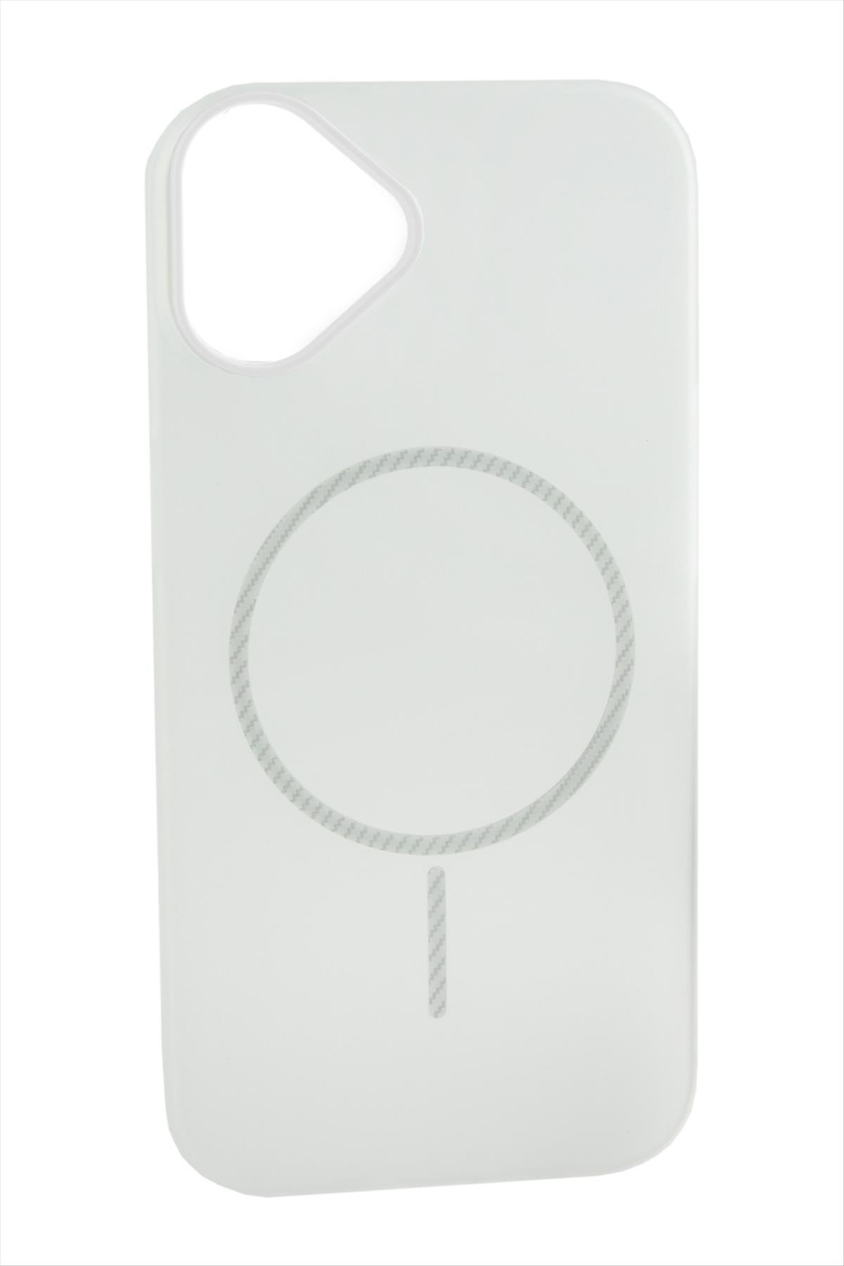 iPhone 16 Buzlu Magsaff Kapak Kılıf