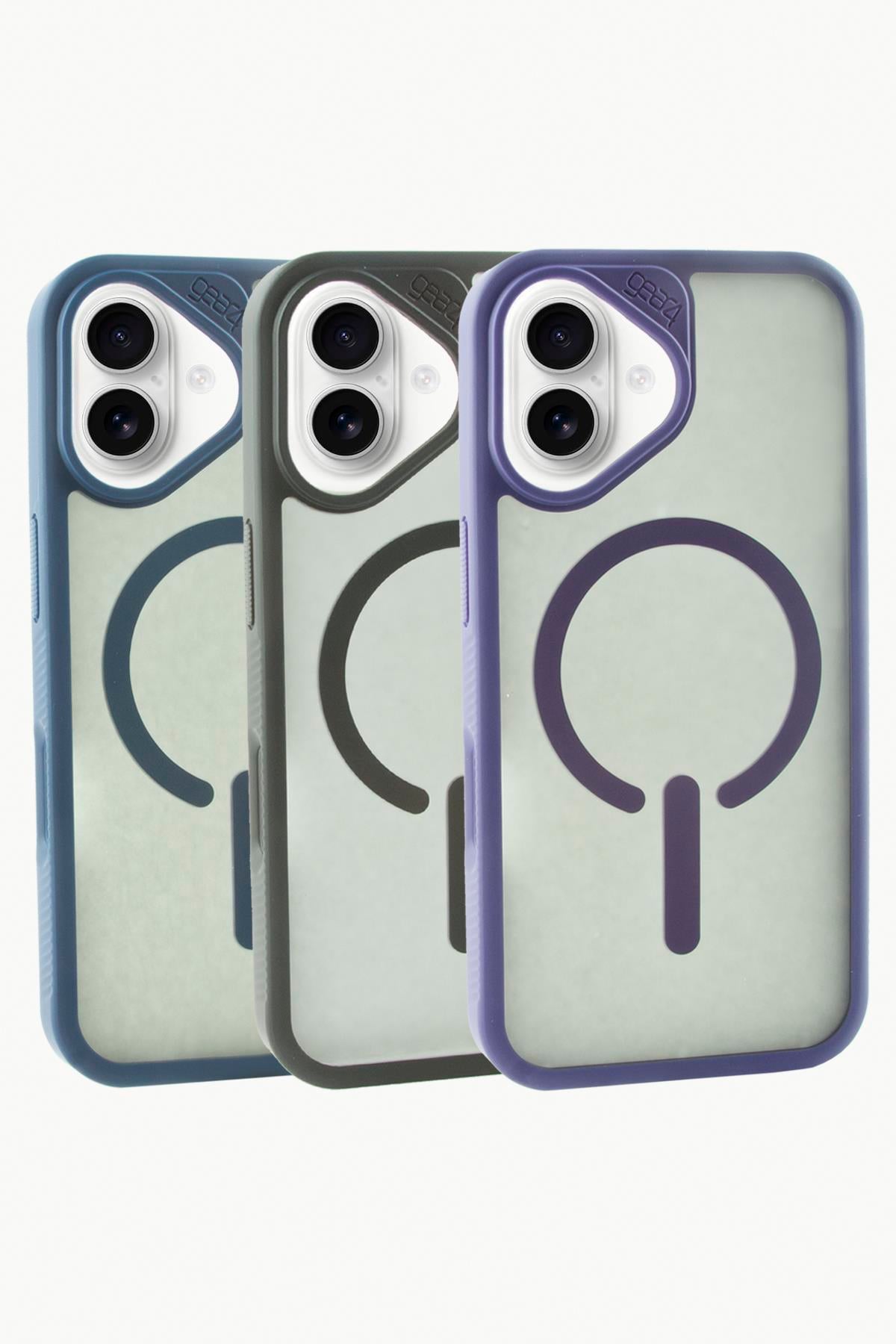 iPhone 16 Lüx Magsaff Kapak Kılıf