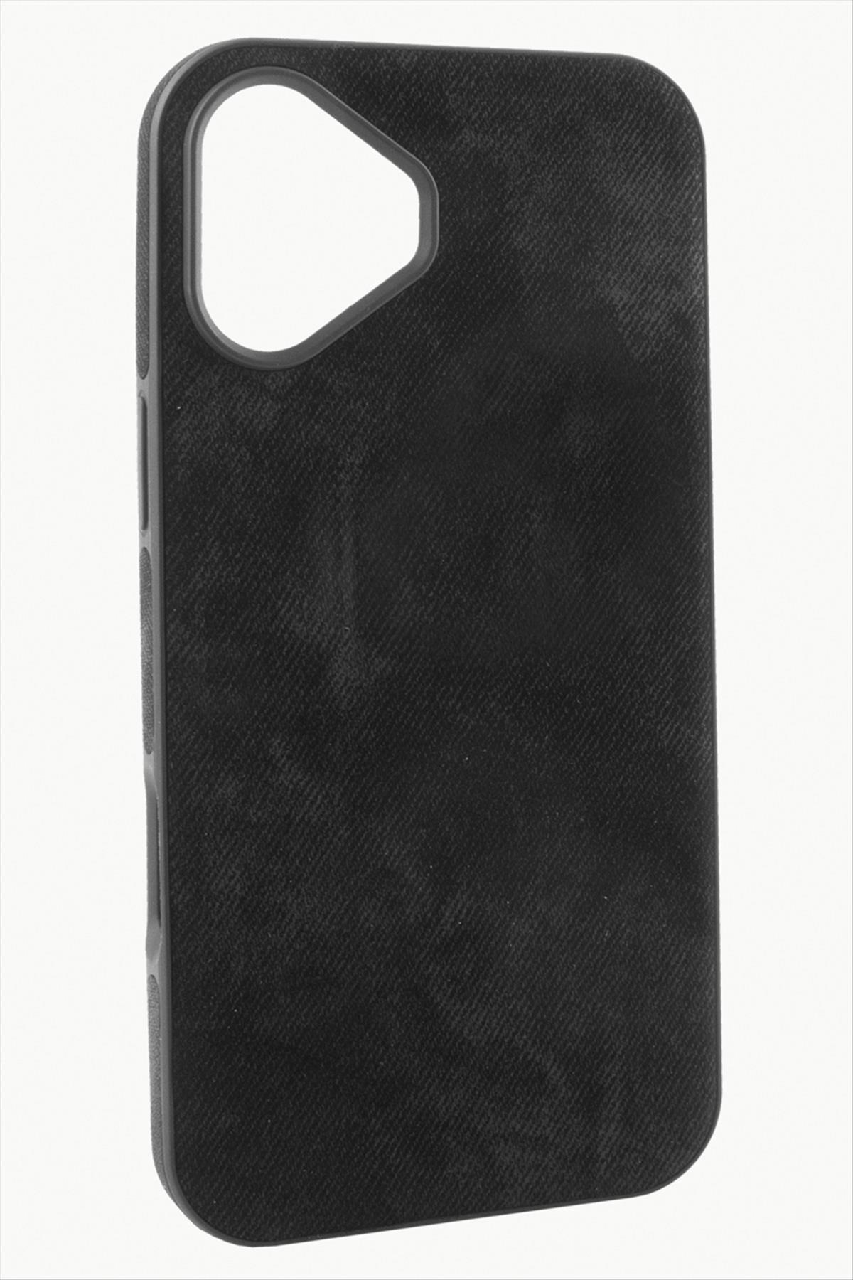 iPhone 16 Plus Nubuk Lüx Velvet Silikon Kılıf