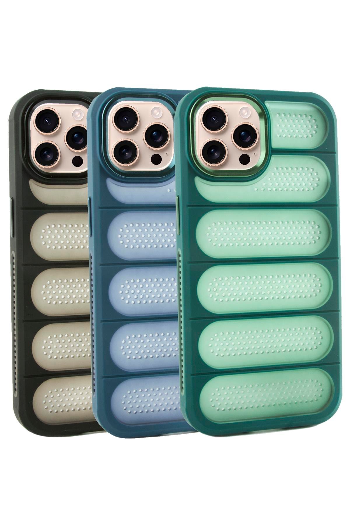 iPhone 16 Pro Max Noktalı Lüx Sas Kapak Kılıf